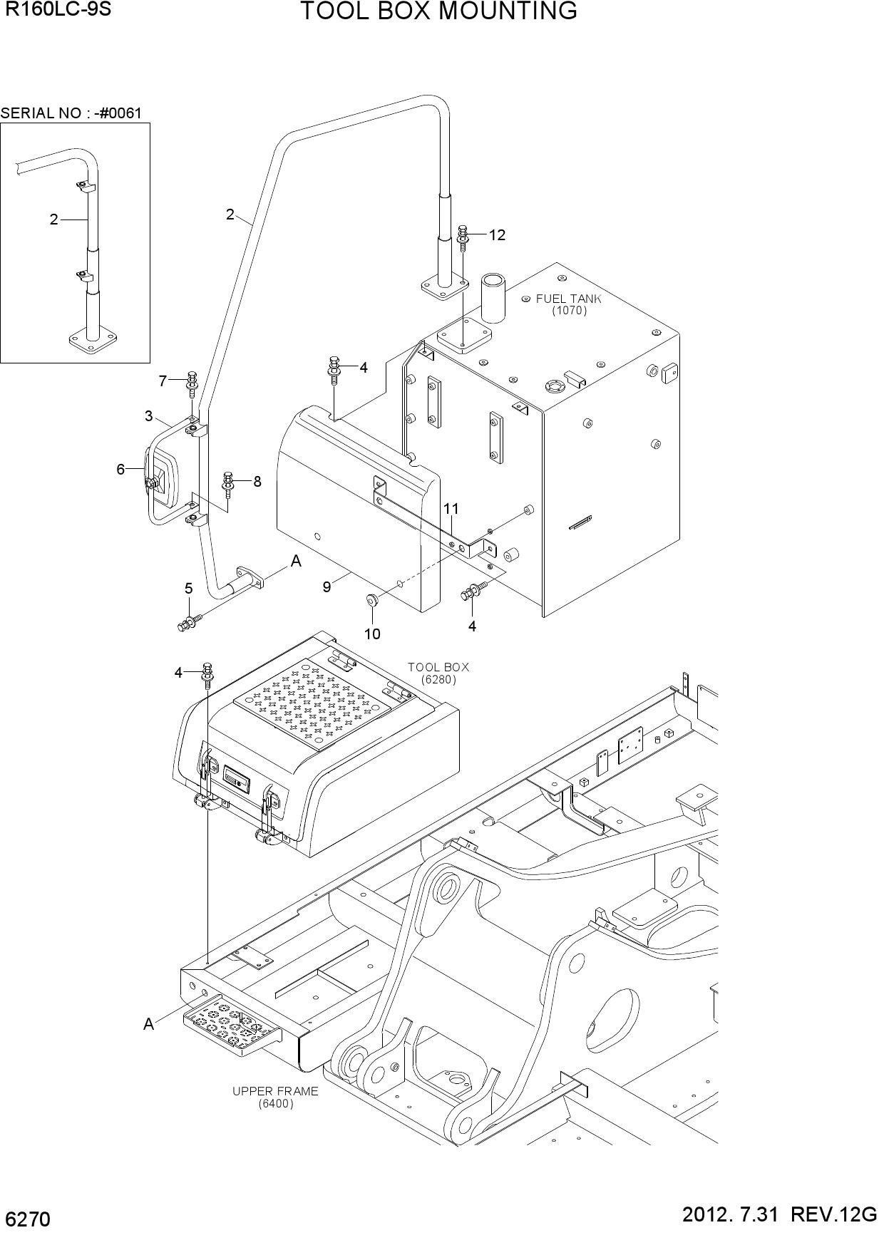TOOL BOX MOUNTING