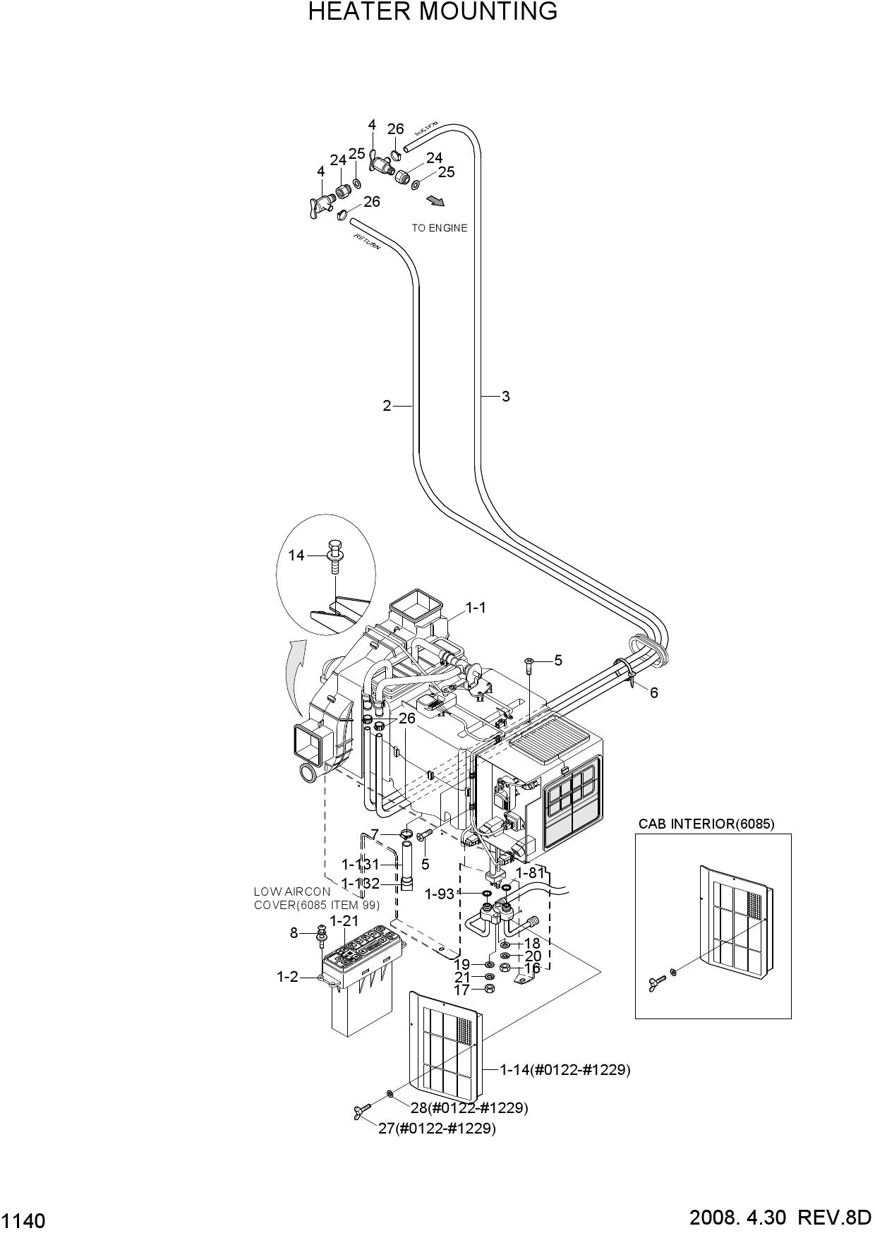HEATER MOUNTING