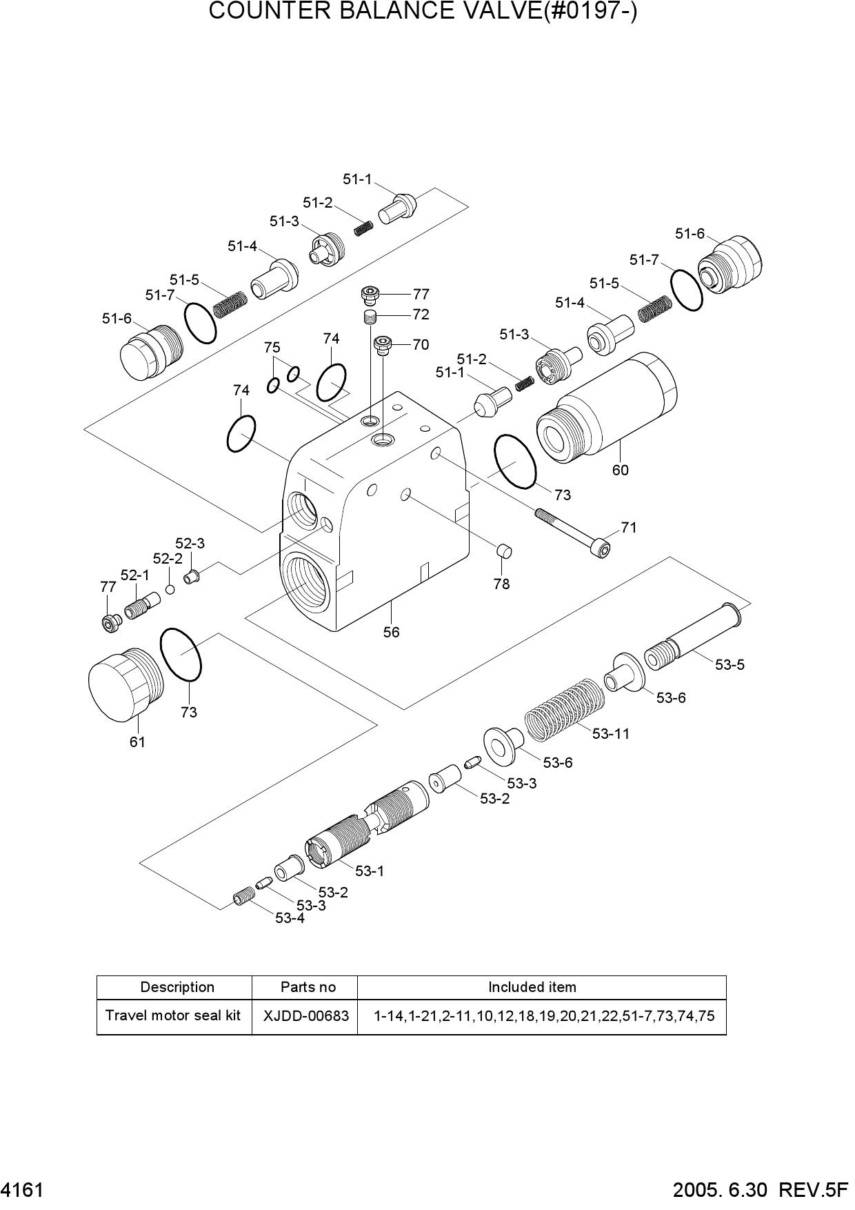 COUNTER BALANCE VALVE(#0197-)