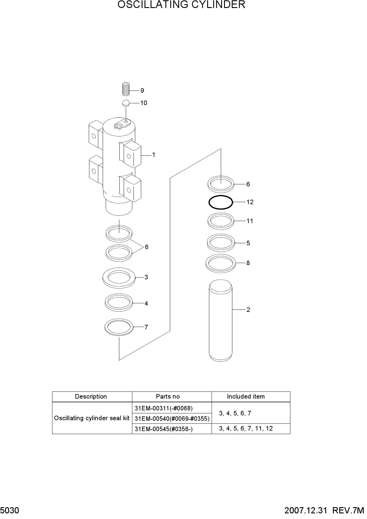 OCCILLATING CYLINDER