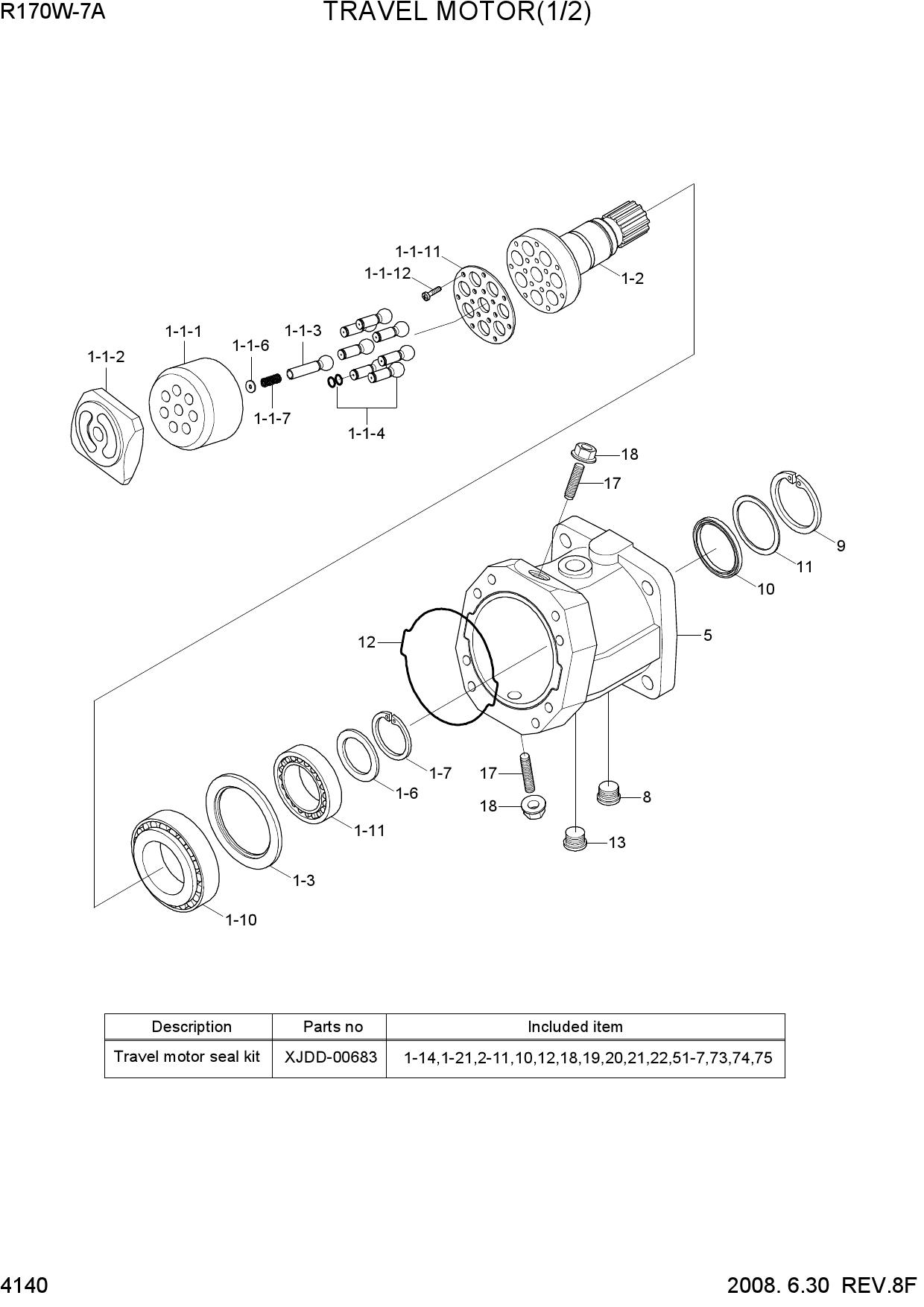 TRAVEL MOTOR(1/2)