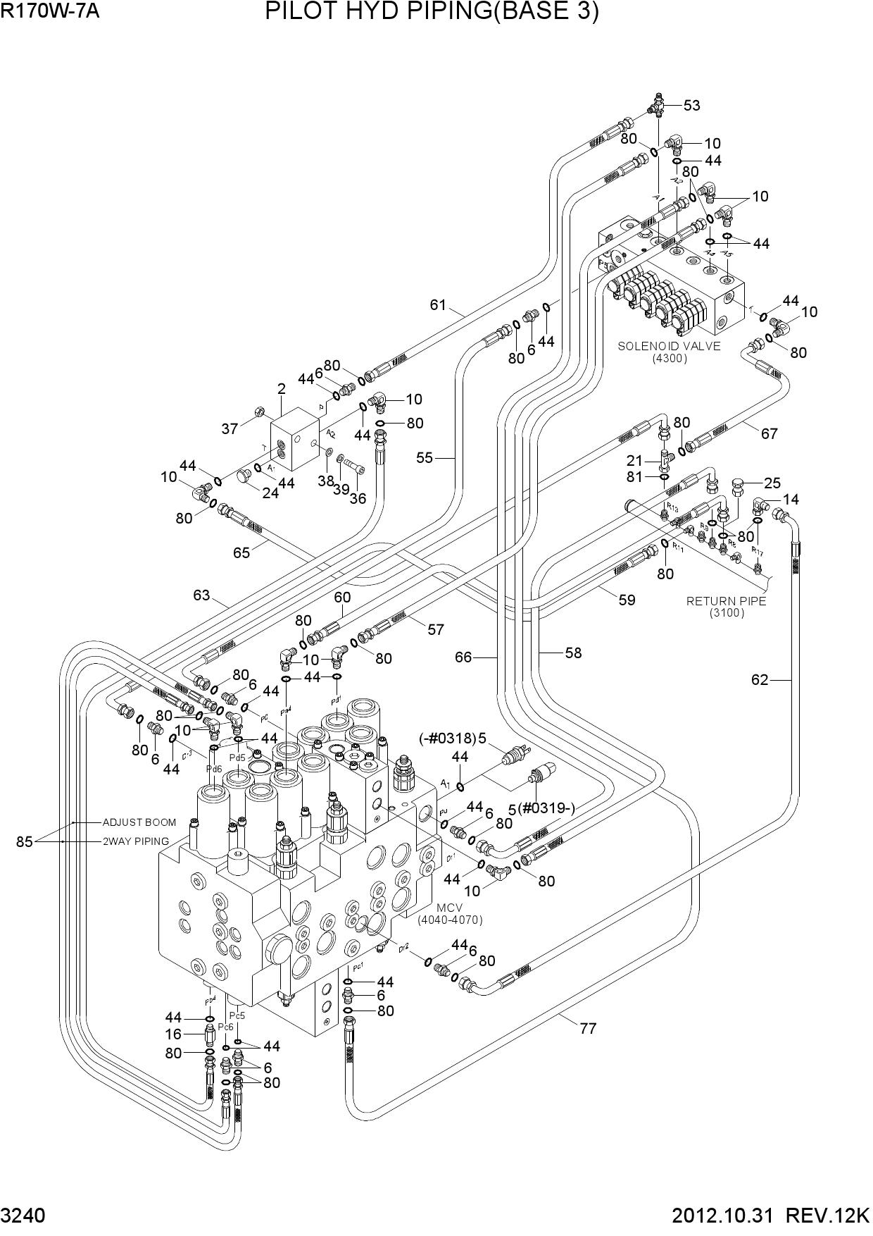 PILOT HYD PIPING(BASE 3)