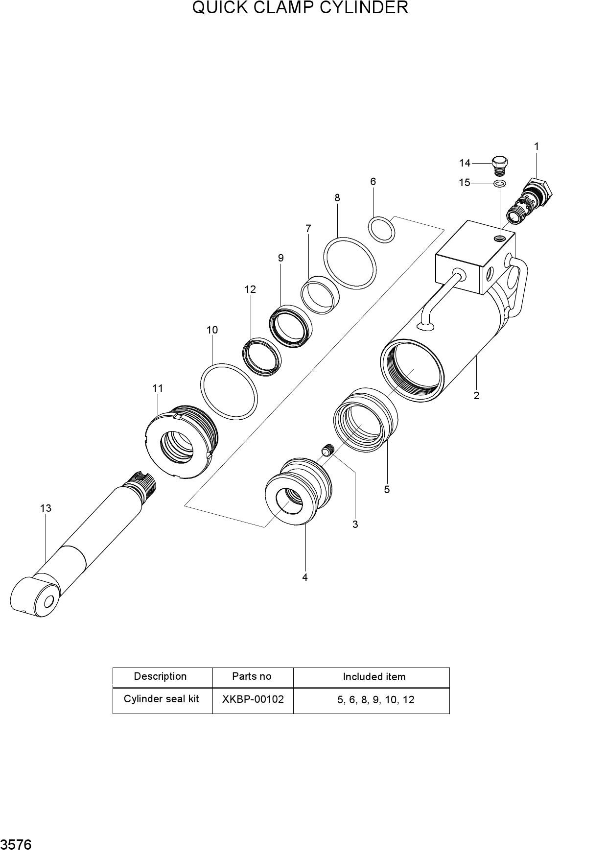 QUICK CLAMP CYLINDER