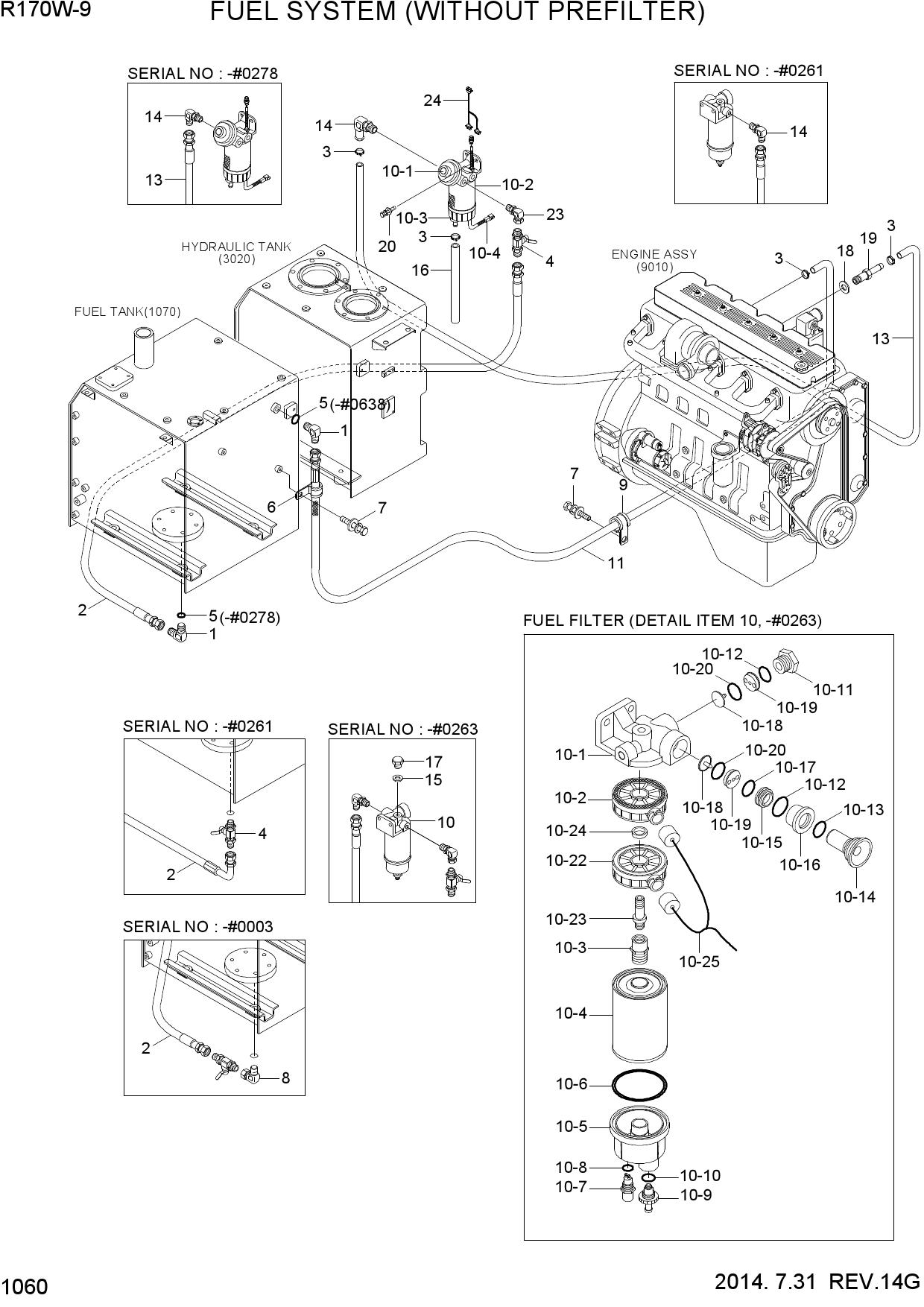 FUEL SYSTEM (WITHOUT PREFILTER)
