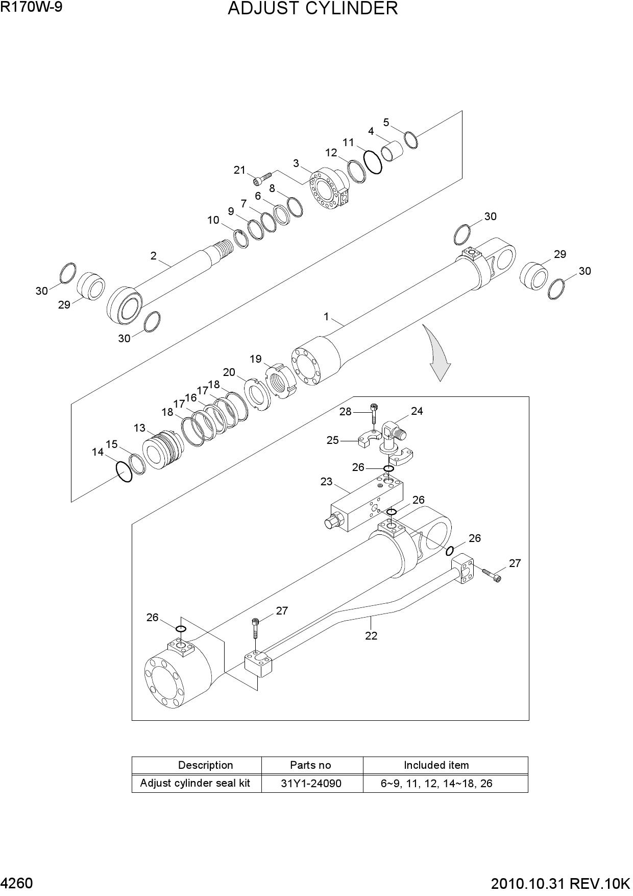 ADJUST CYLINDER