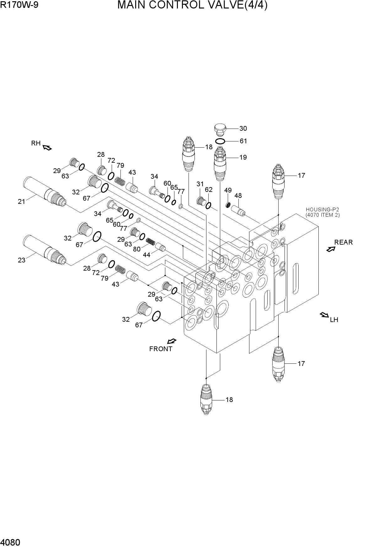 MAIN CONTROL VALVE(4/4)