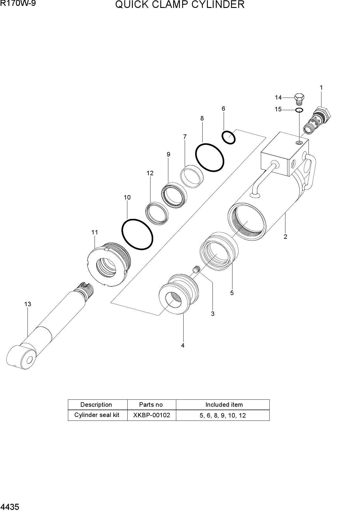 QUICK CLAMP CYLINDER(-#0185)