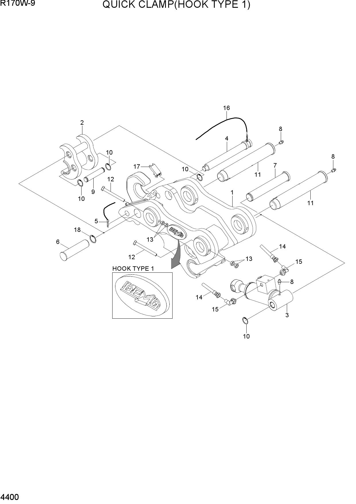 QUICK CLAMP(HOOK TYPE 1, -#0185)