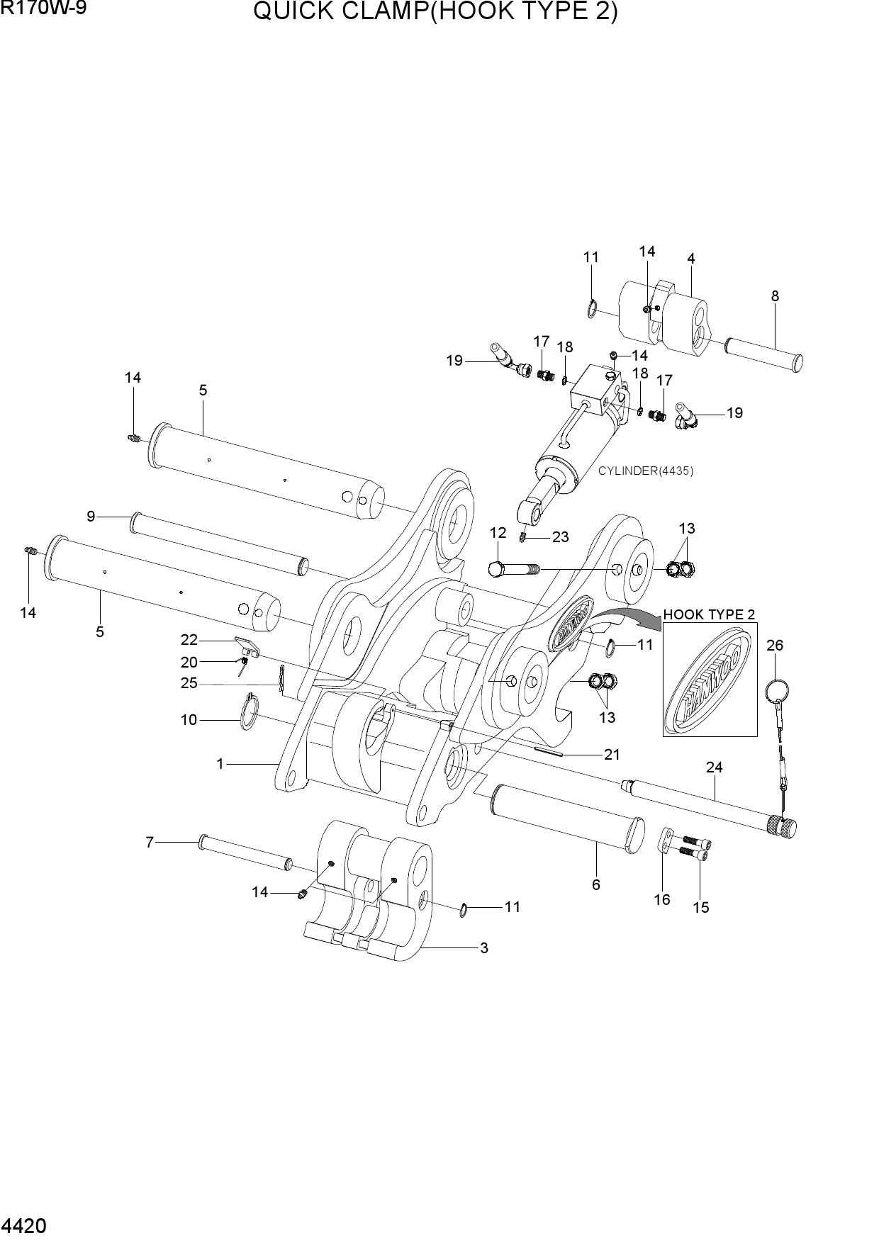 QUICK CLAMP(HOOK TYPE 2, -#0185)
