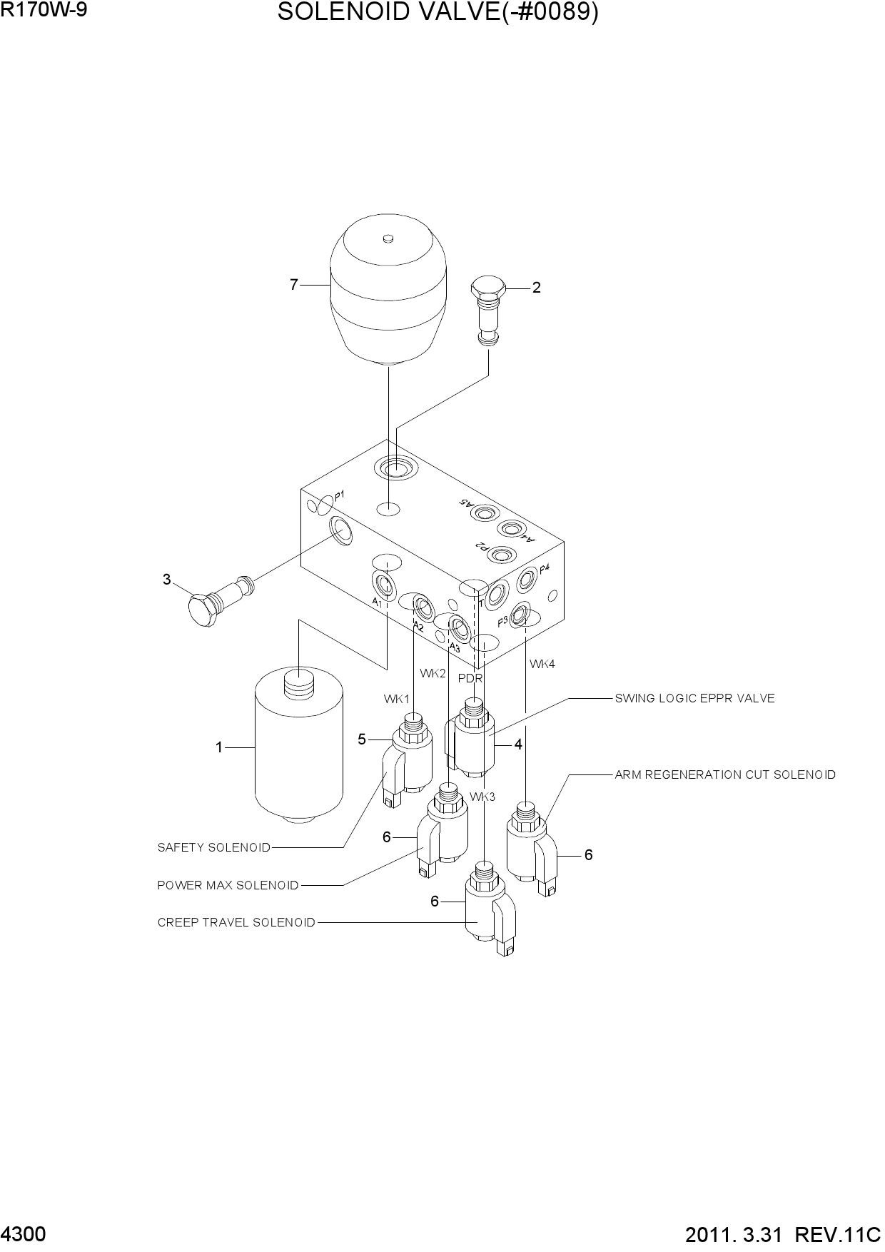 SOLENOID VALVE(-#0089)