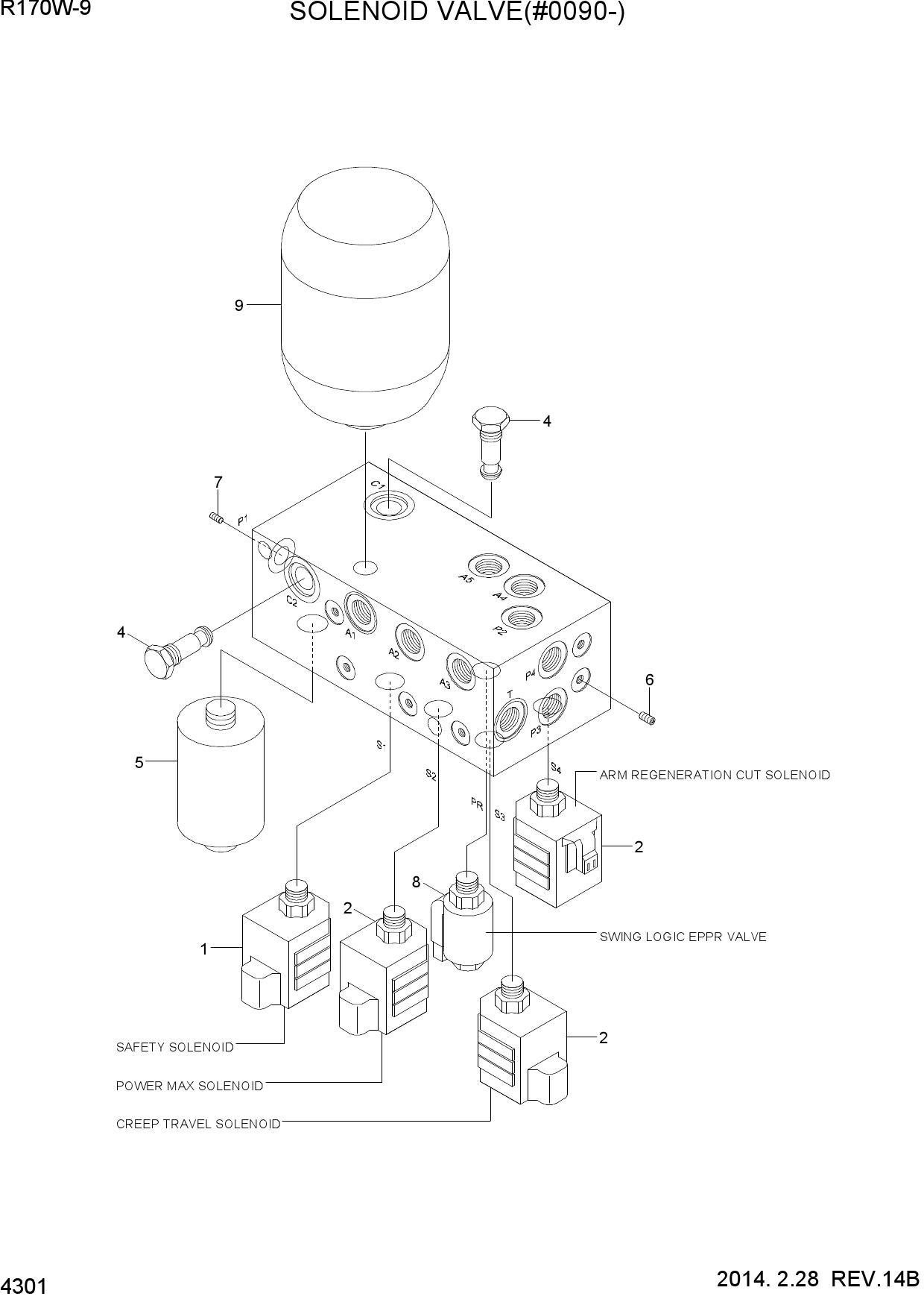 SOLENOID VALVE(#0090-)