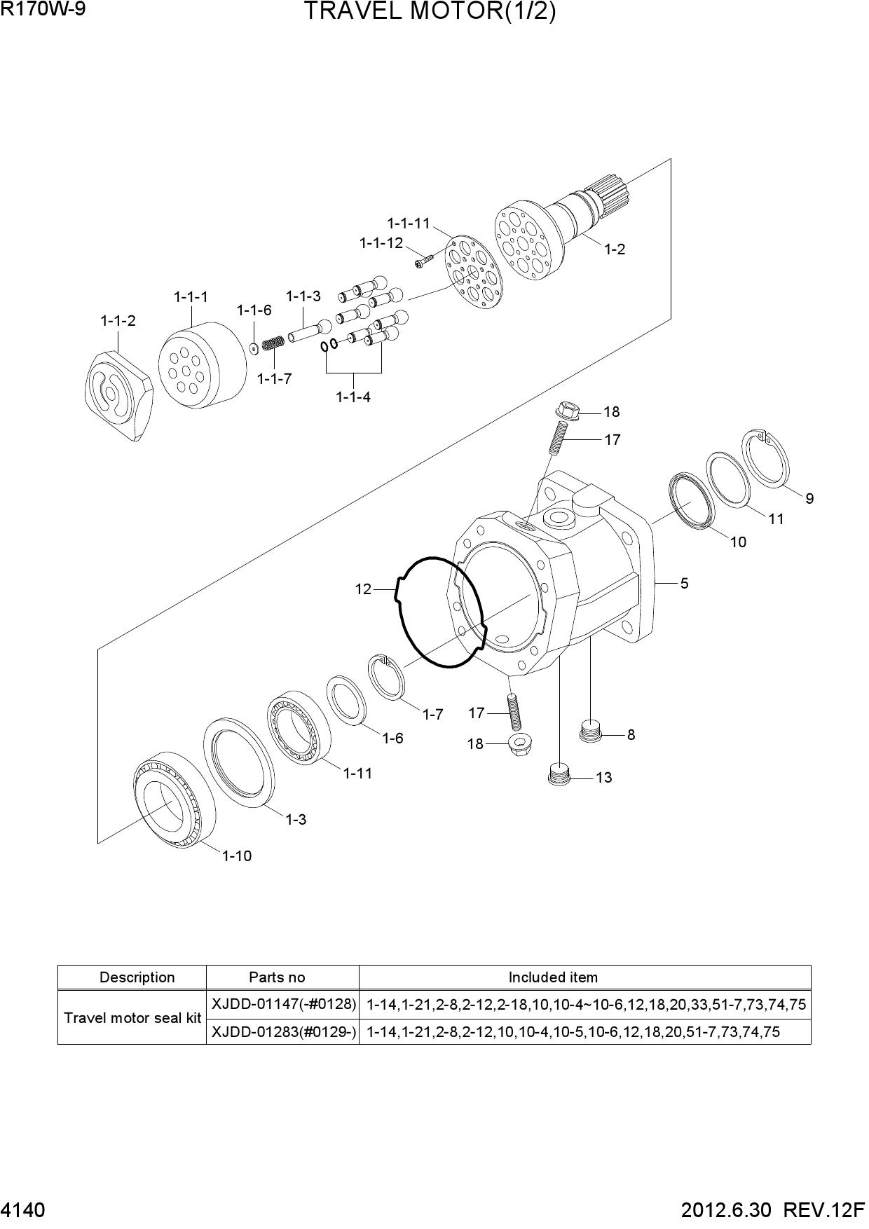 TRAVEL MOTOR(1/2)