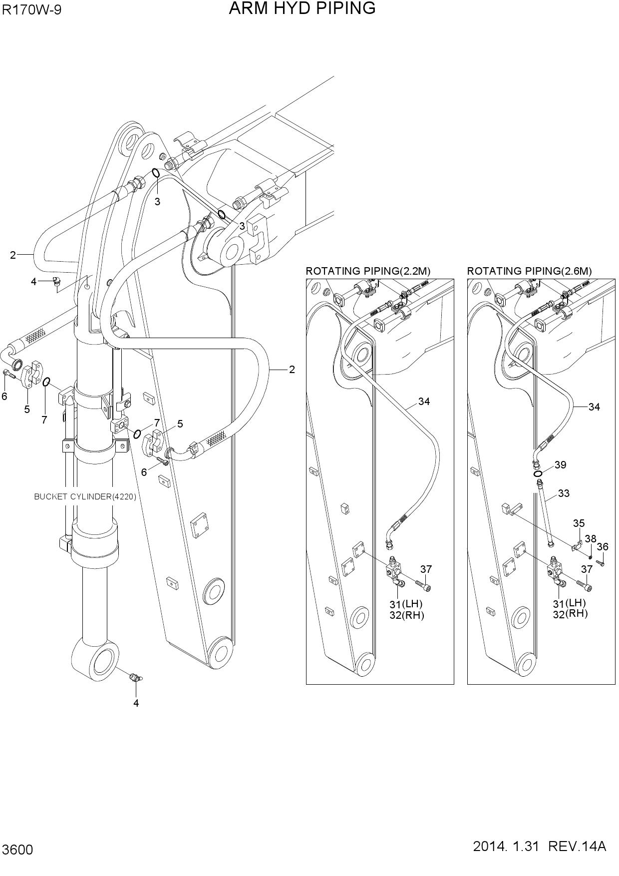 ARM HYD PIPING