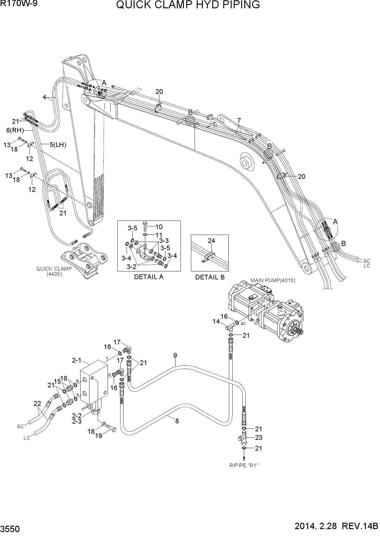 QUICK CLAMP HYD PIPING