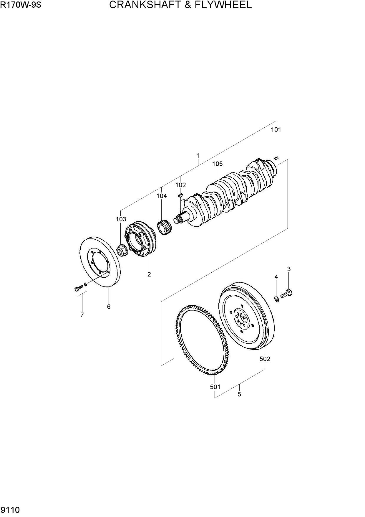 CRANKSHAFT & FLYWHEEL