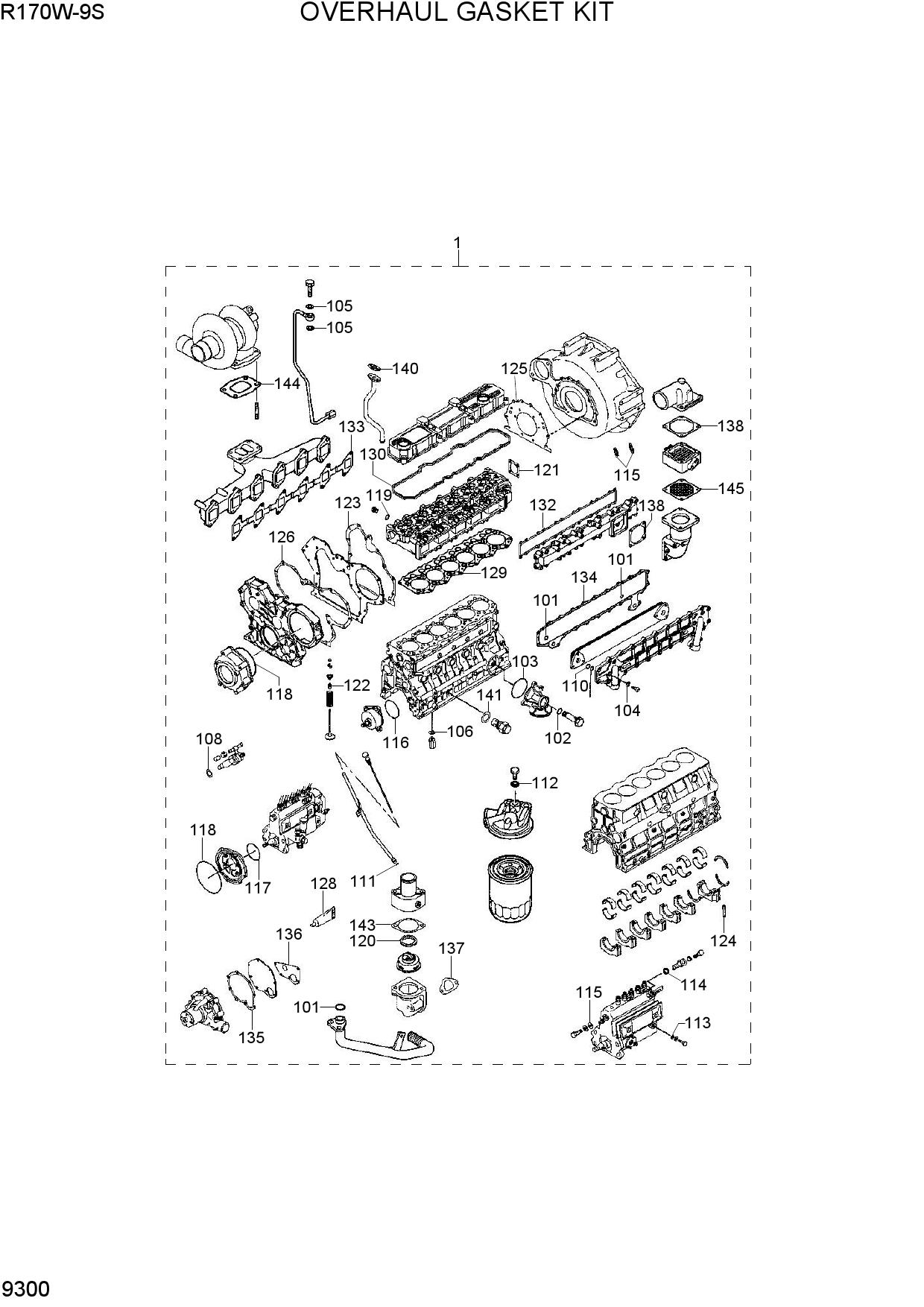 OVERHAUL GASKET KIT