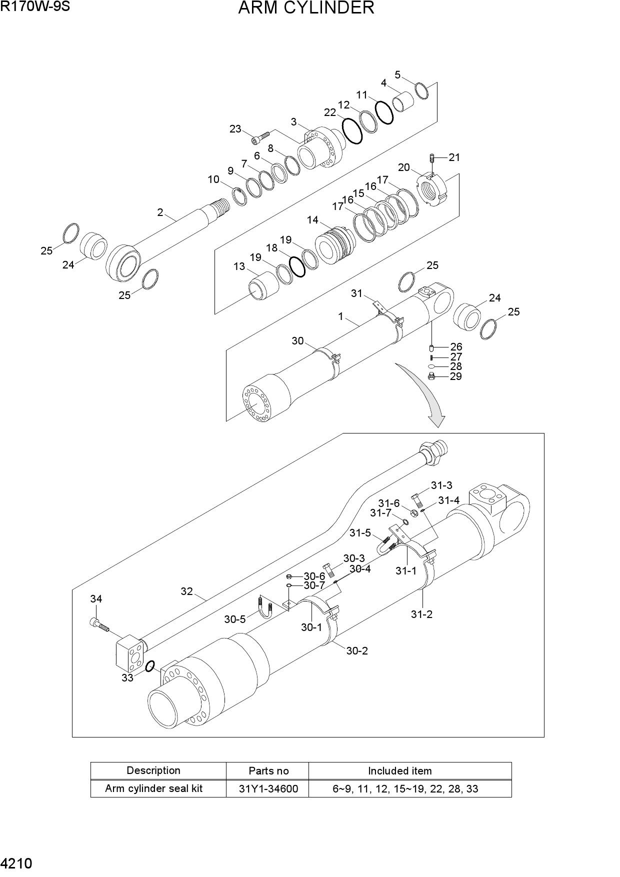 ARM CYLINDER