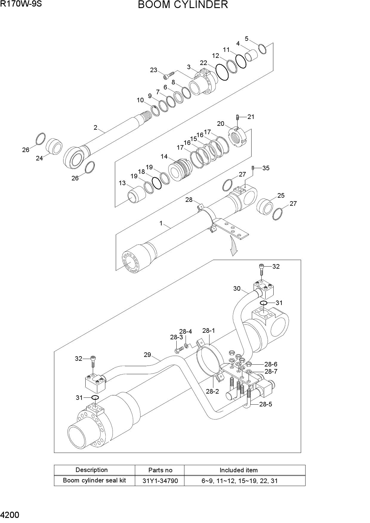 BOOM CYLINDER