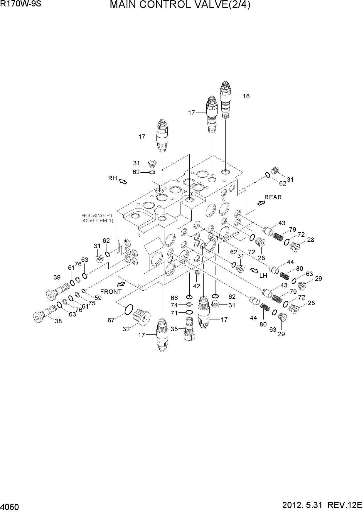 MAIN CONTROL VALVE(2/4)