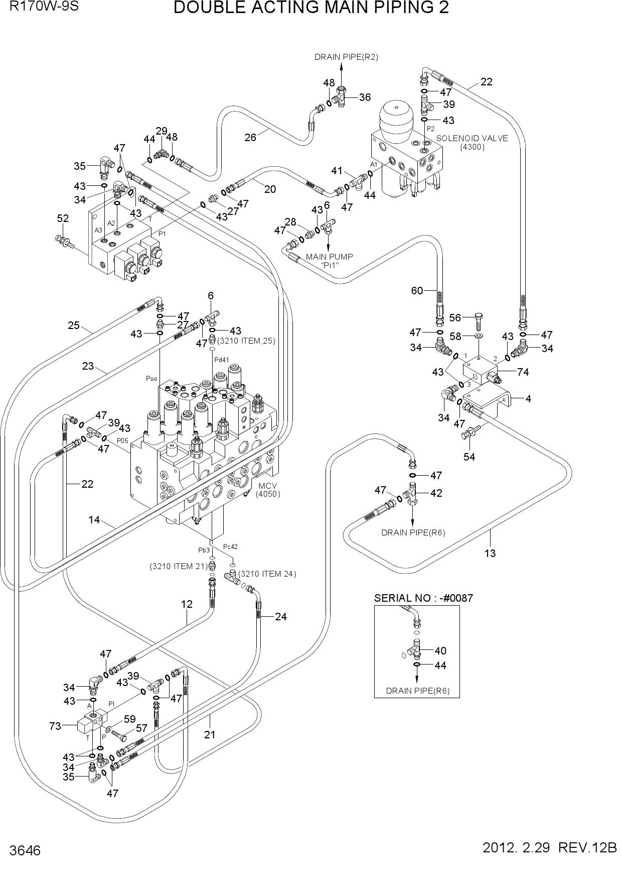 D/ACT MAIN PIPING KIT 2(CLUSTER TYPE 1)