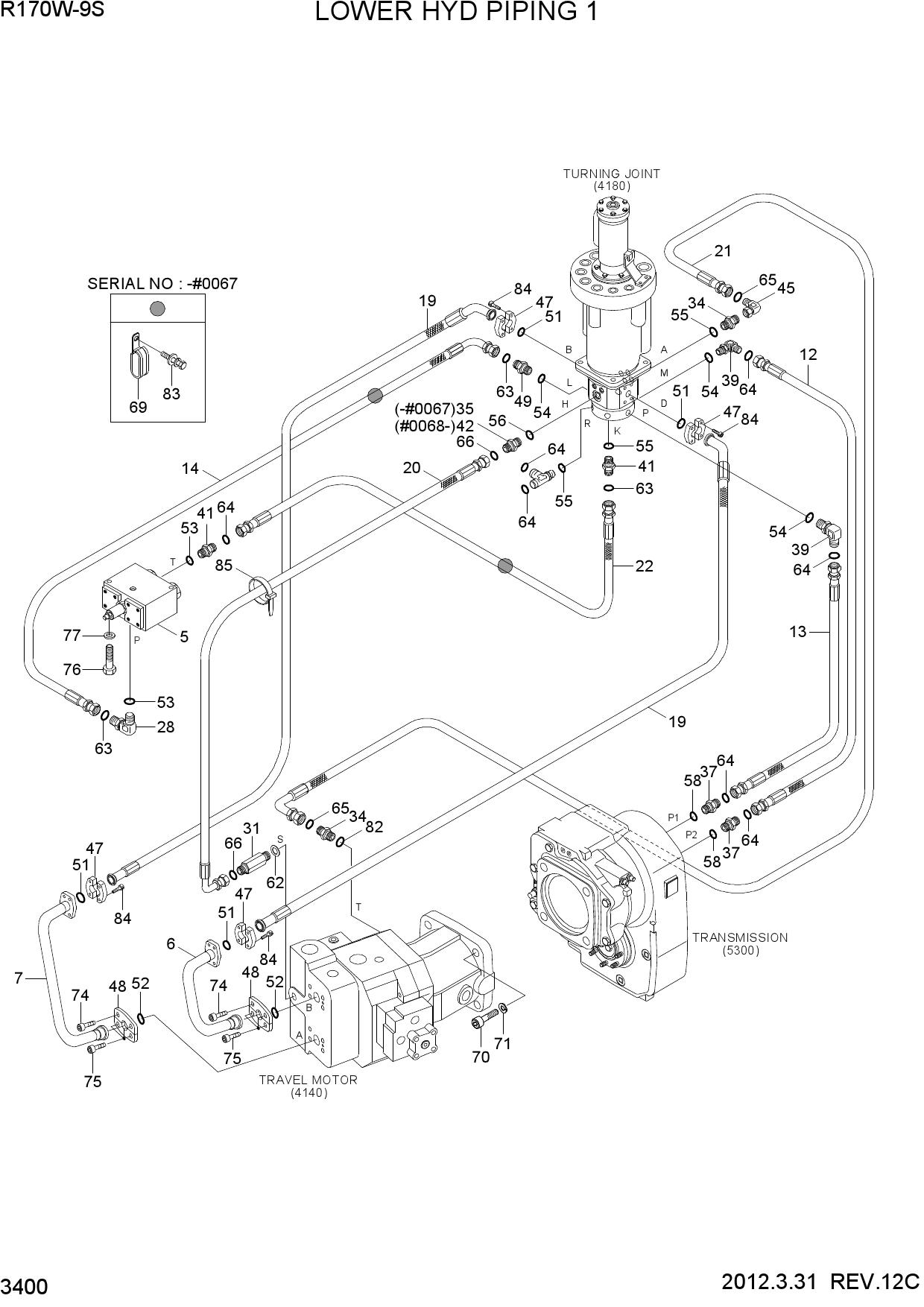 LOWER HYD PIPING 1