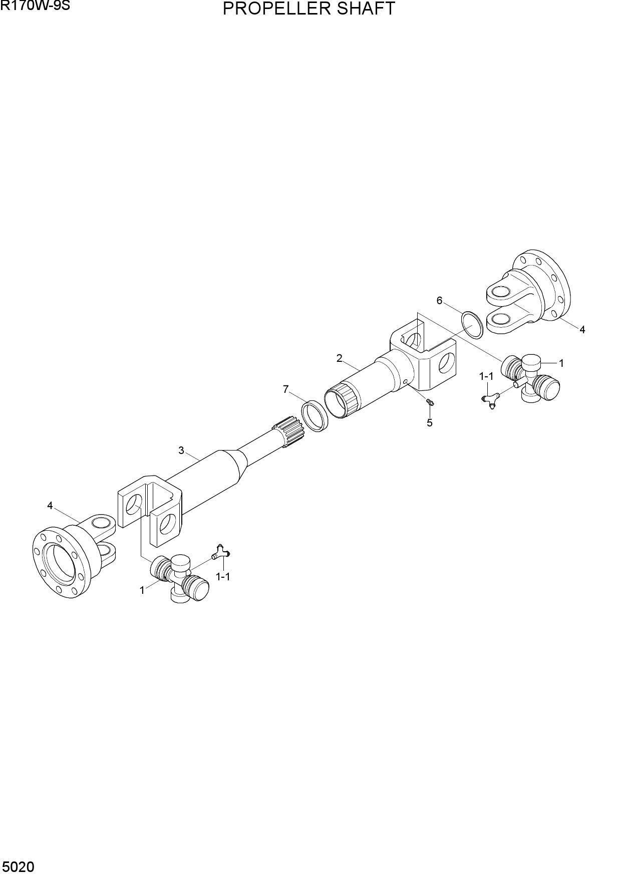 PROPELLER SHAFT(-#0066)