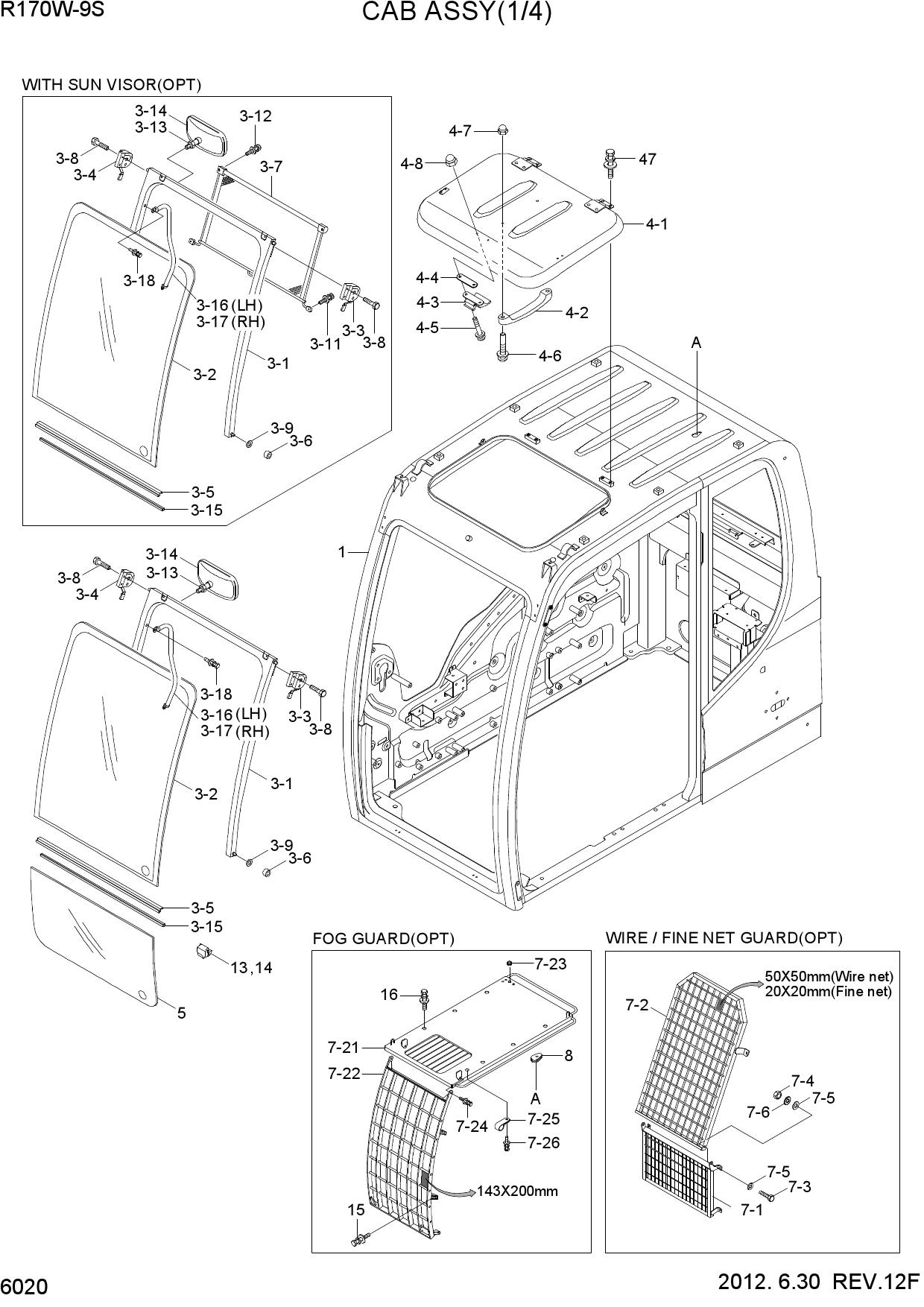 CAB ASSY(1/4)