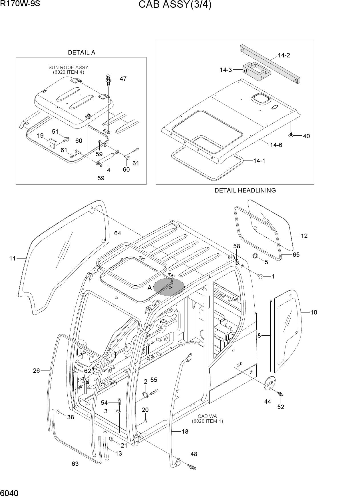 CAB ASSY(3/4)