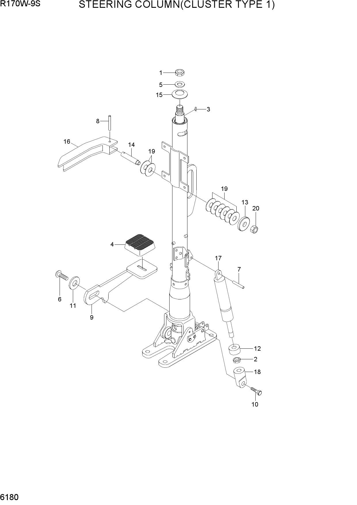STEERING COLUMN(CLUSTER TYPE 1)