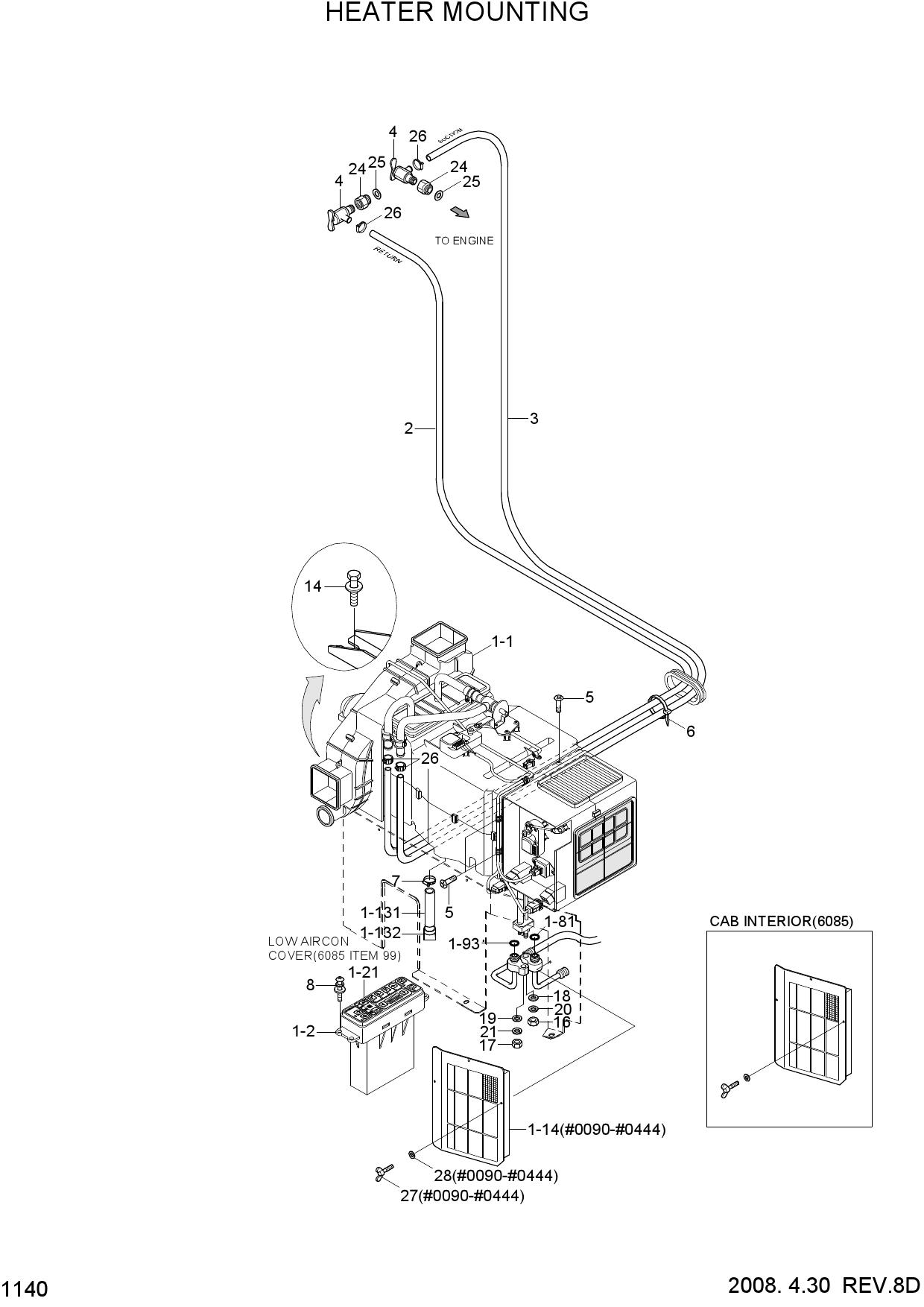 HEATER MOUNTING