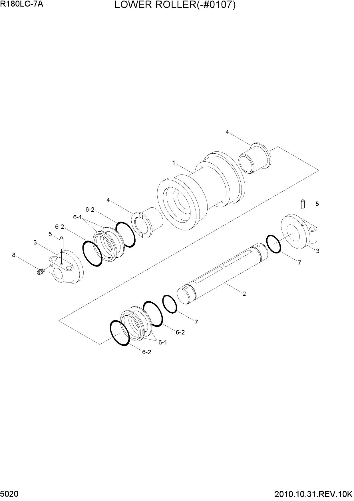 LOWER ROLLER(-#0107)