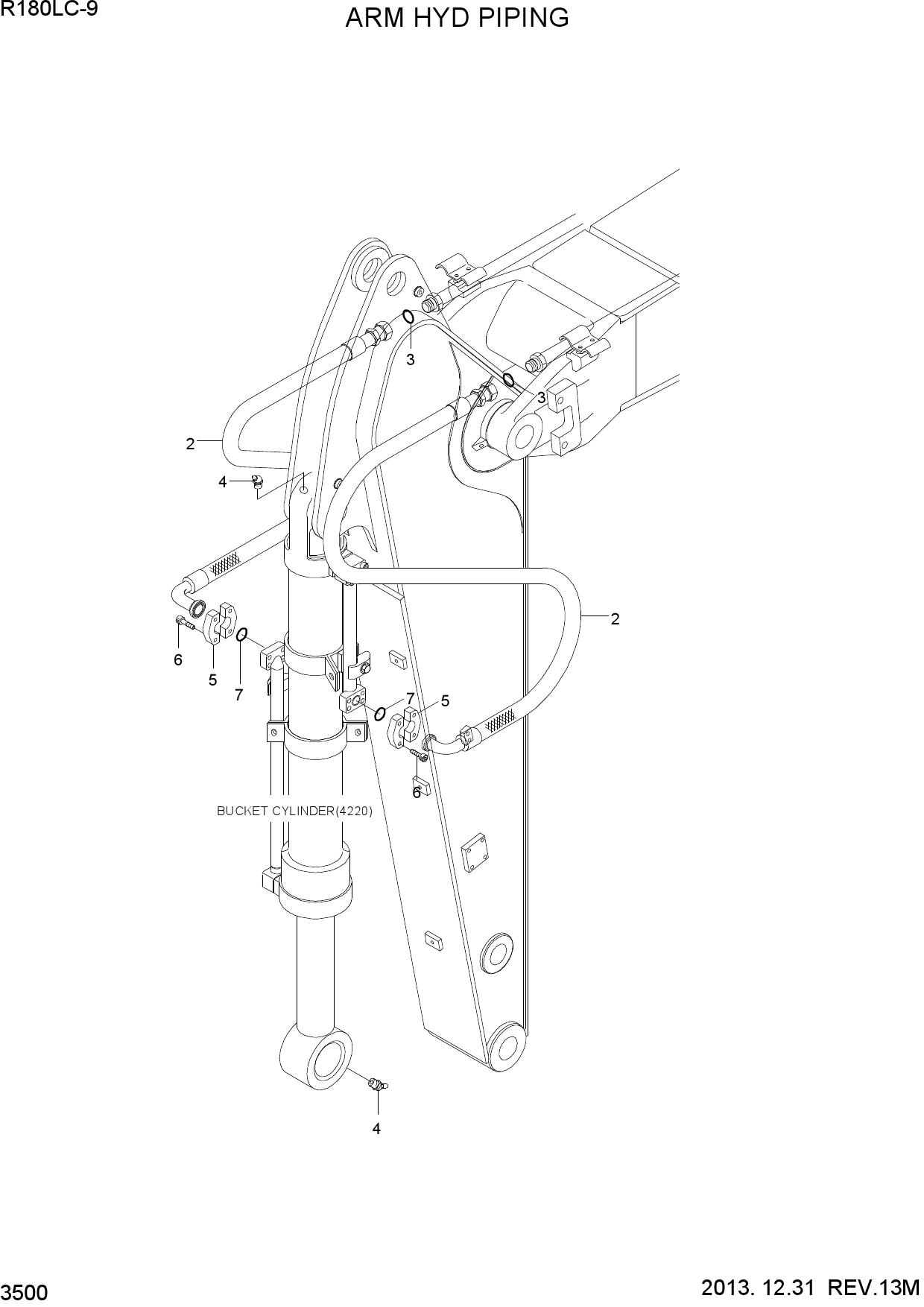 ARM HYD PIPING
