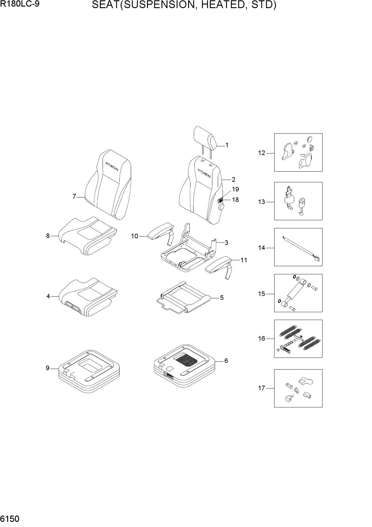 SEAT(SUSPENSION, HEATED, STD)
