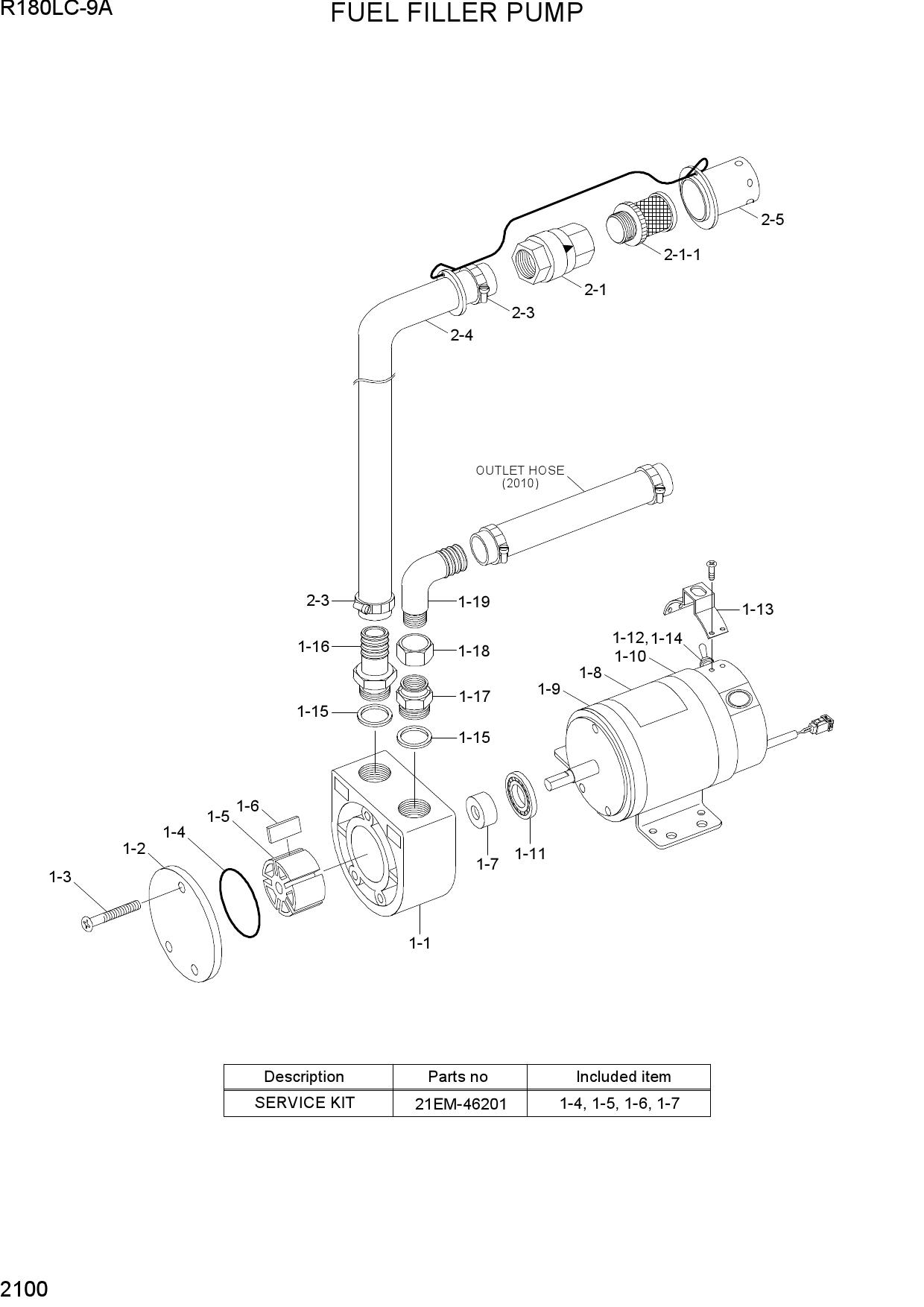 FUEL FILLER PUMP