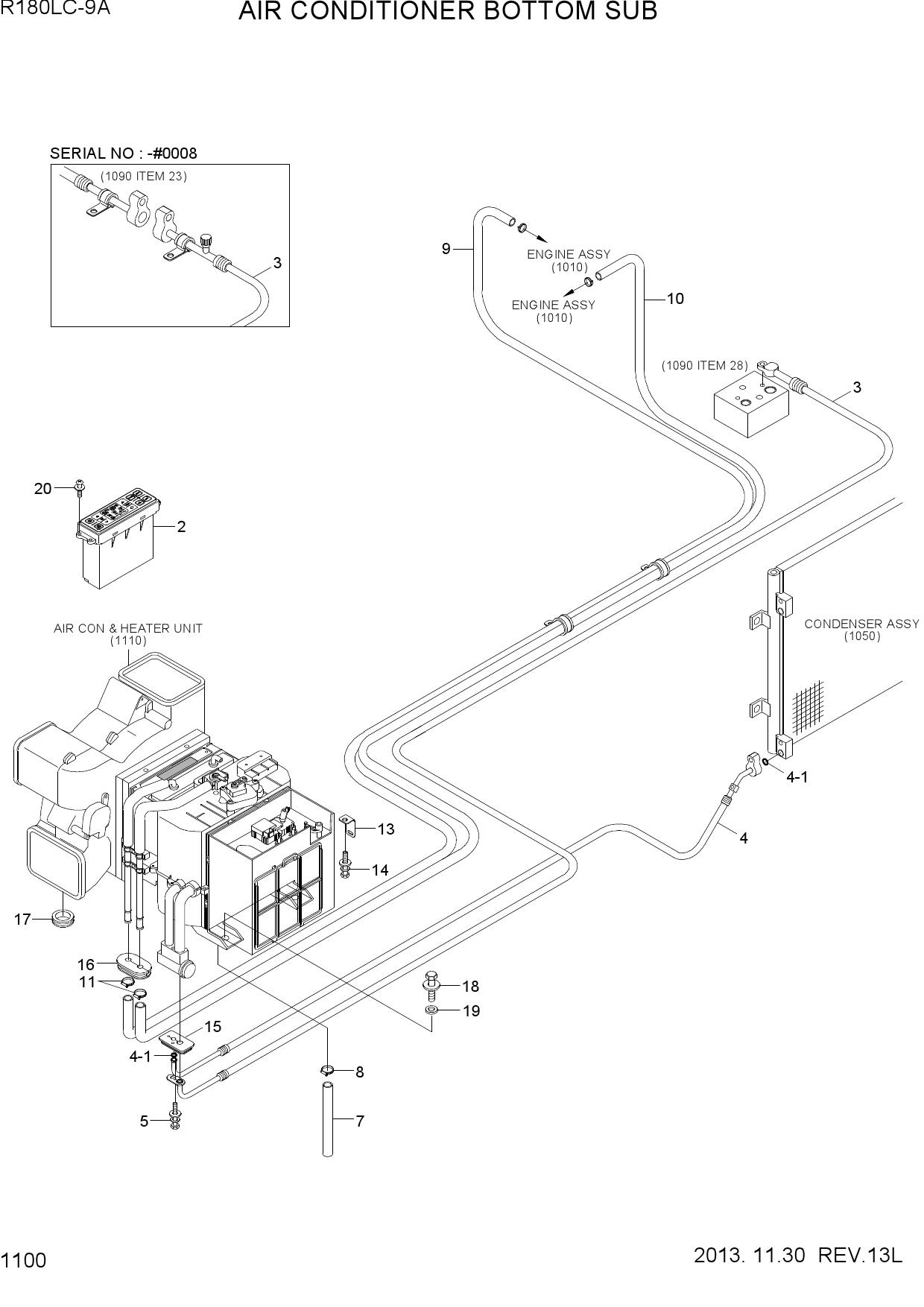 AIR CONDITIONER BOTTOM SUB