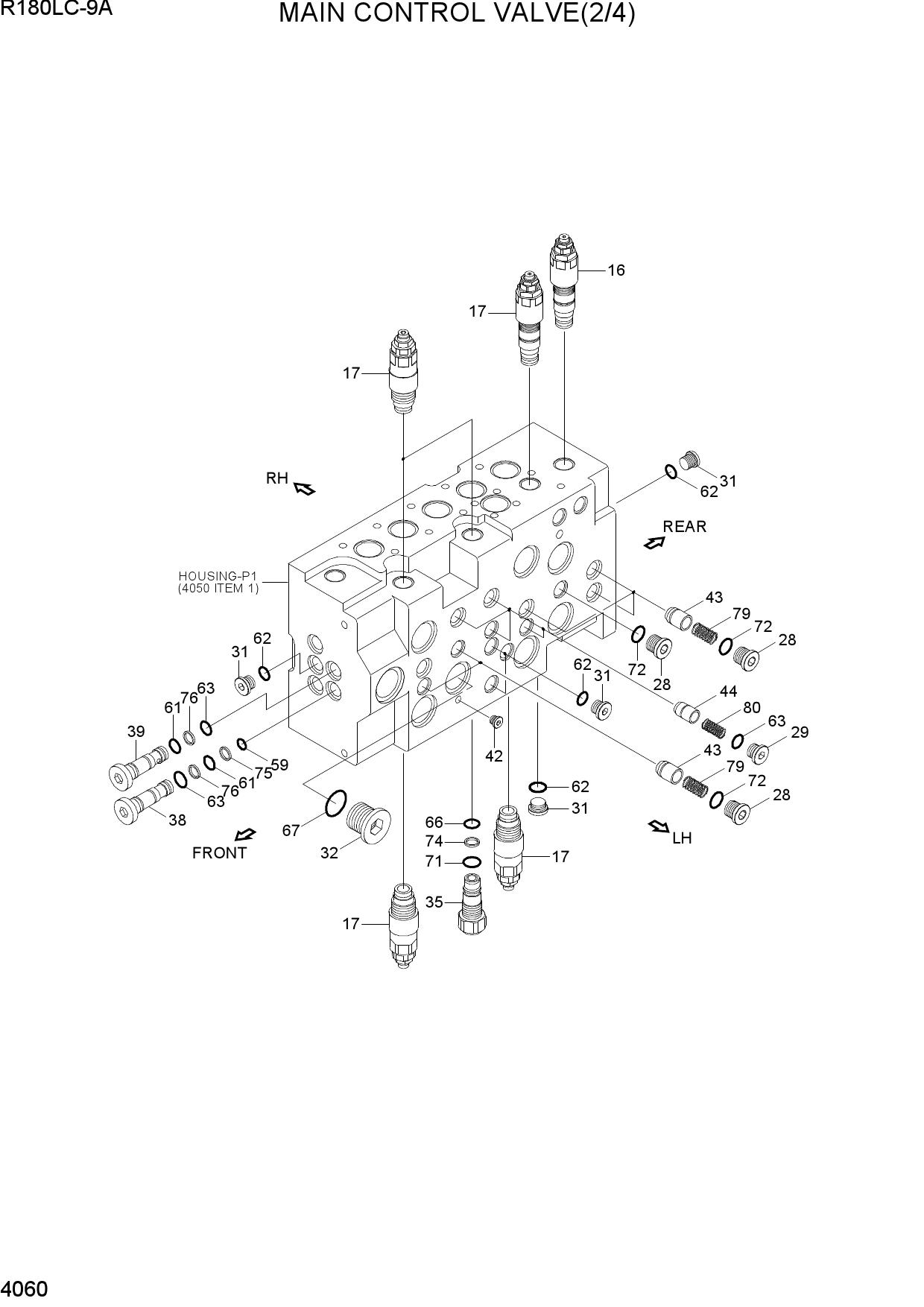 MAIN CONTROL VALVE(2/4)