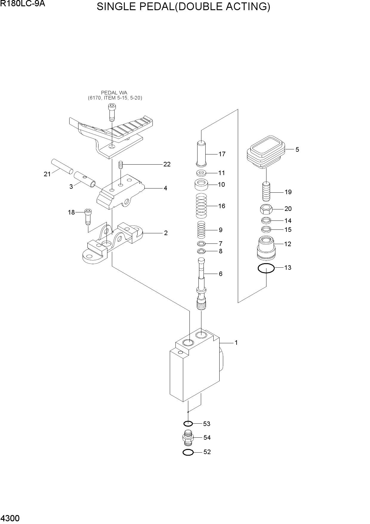 SINGLE PEDAL(DOUBLE ACTING)