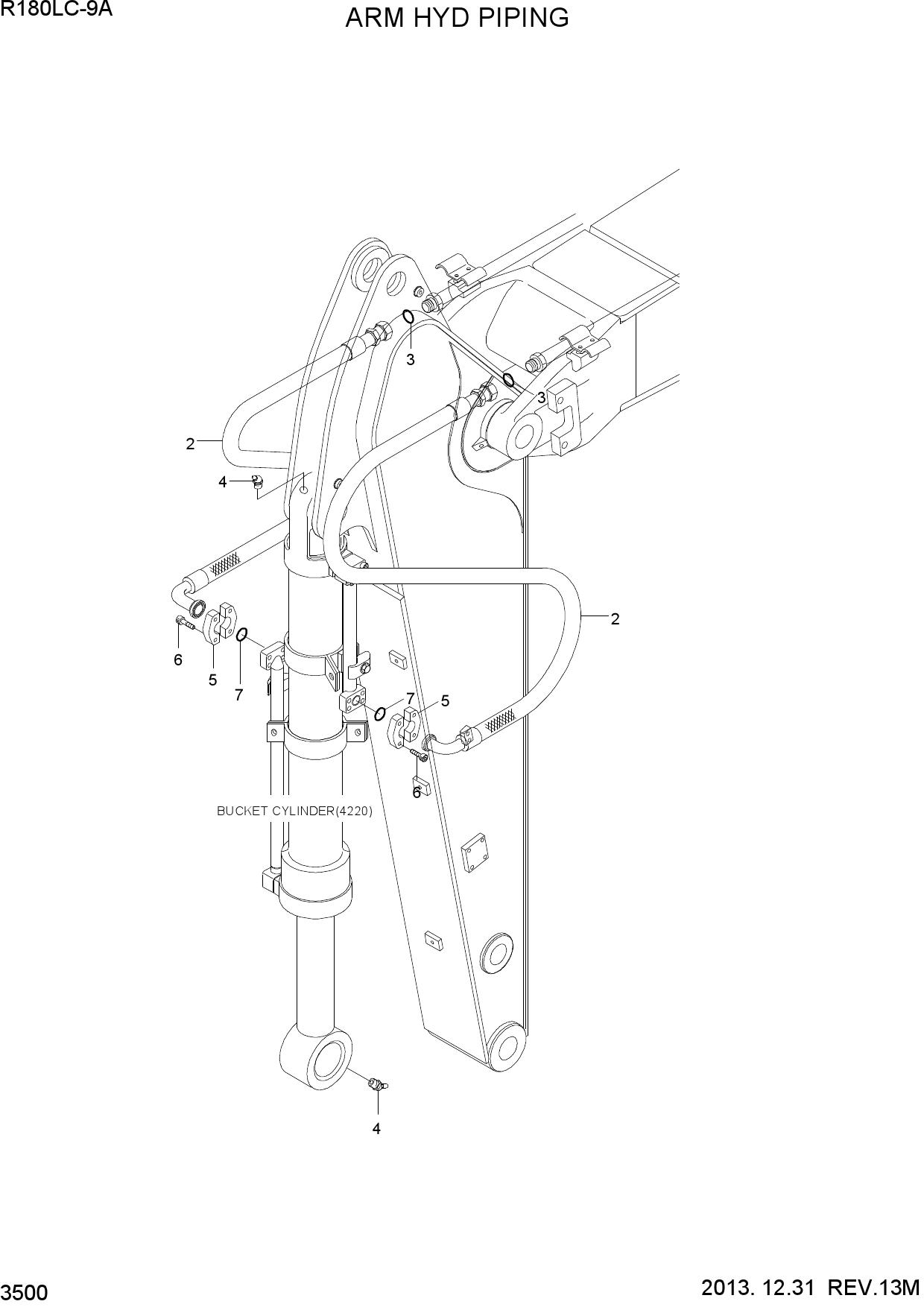 ARM HYD PIPING