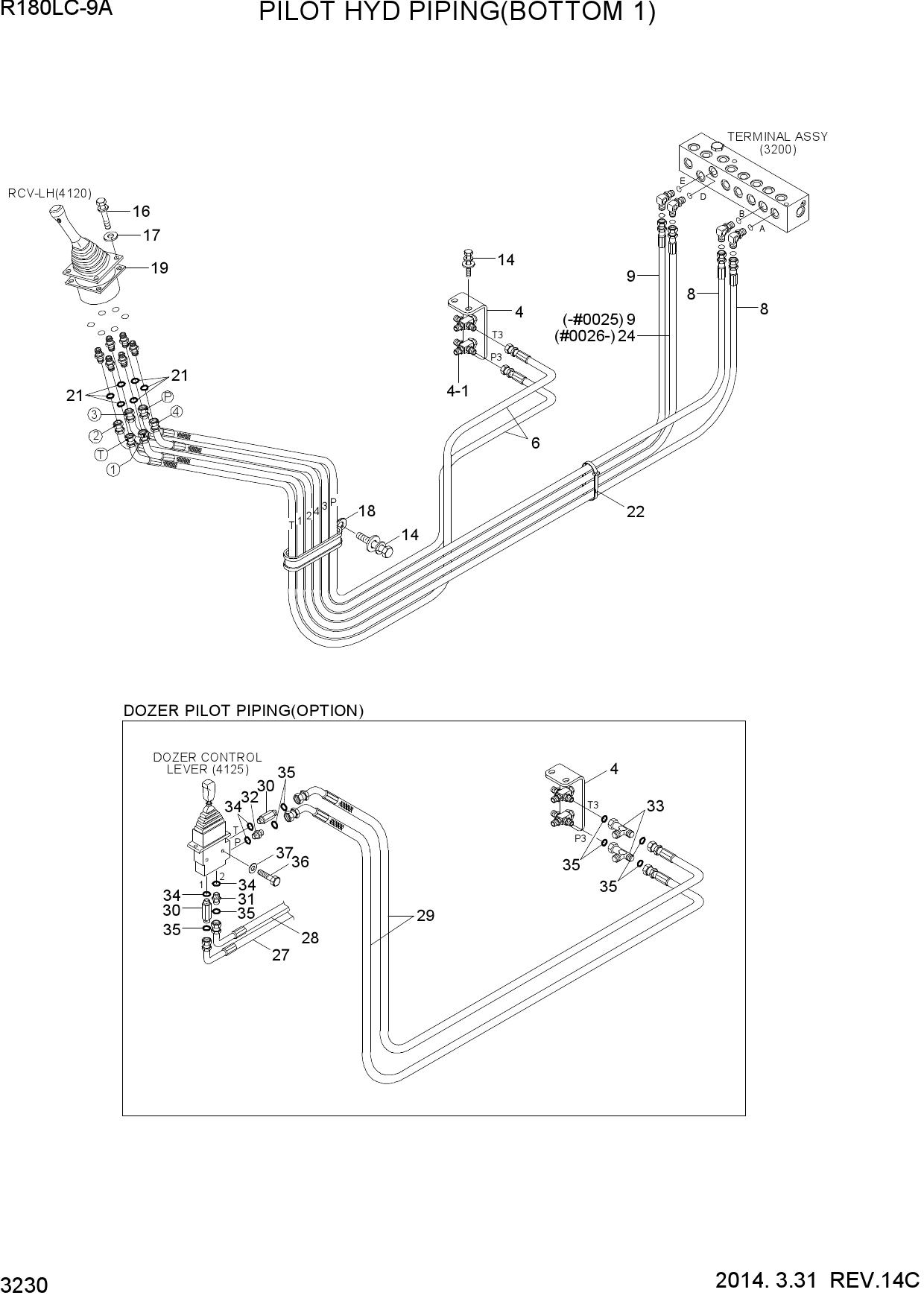 PILOT HYD PIPING(BOTTOM 1)