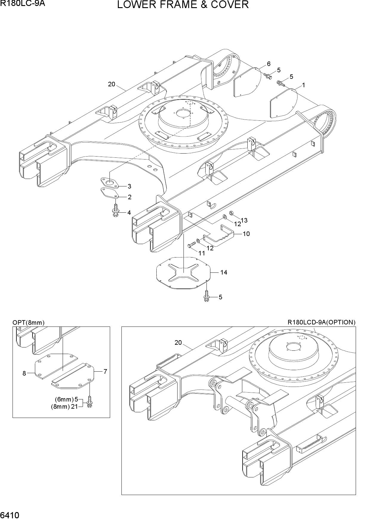LOWER FRAME & COVER