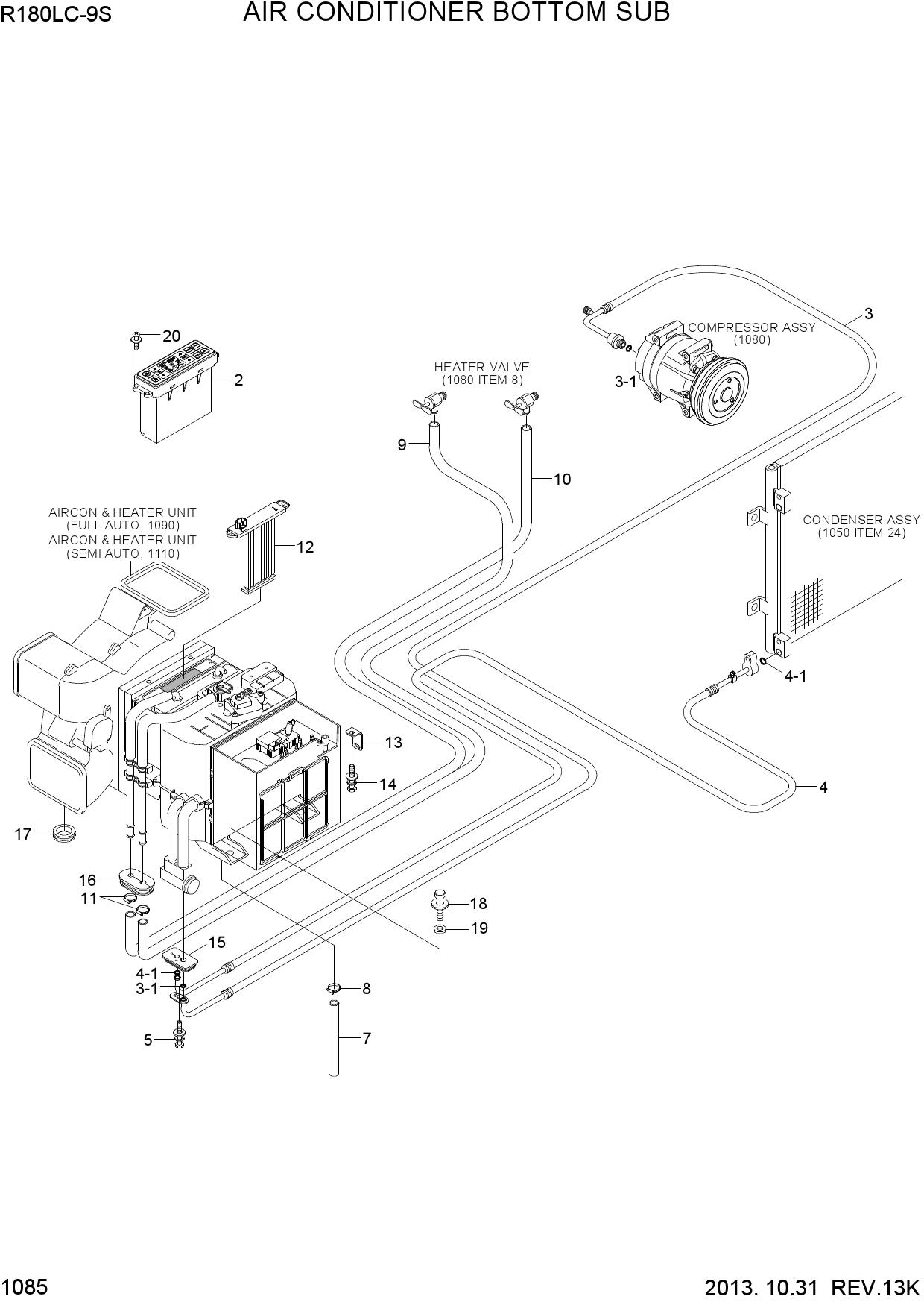 AIR CONDITIONER BOTTOM SUB