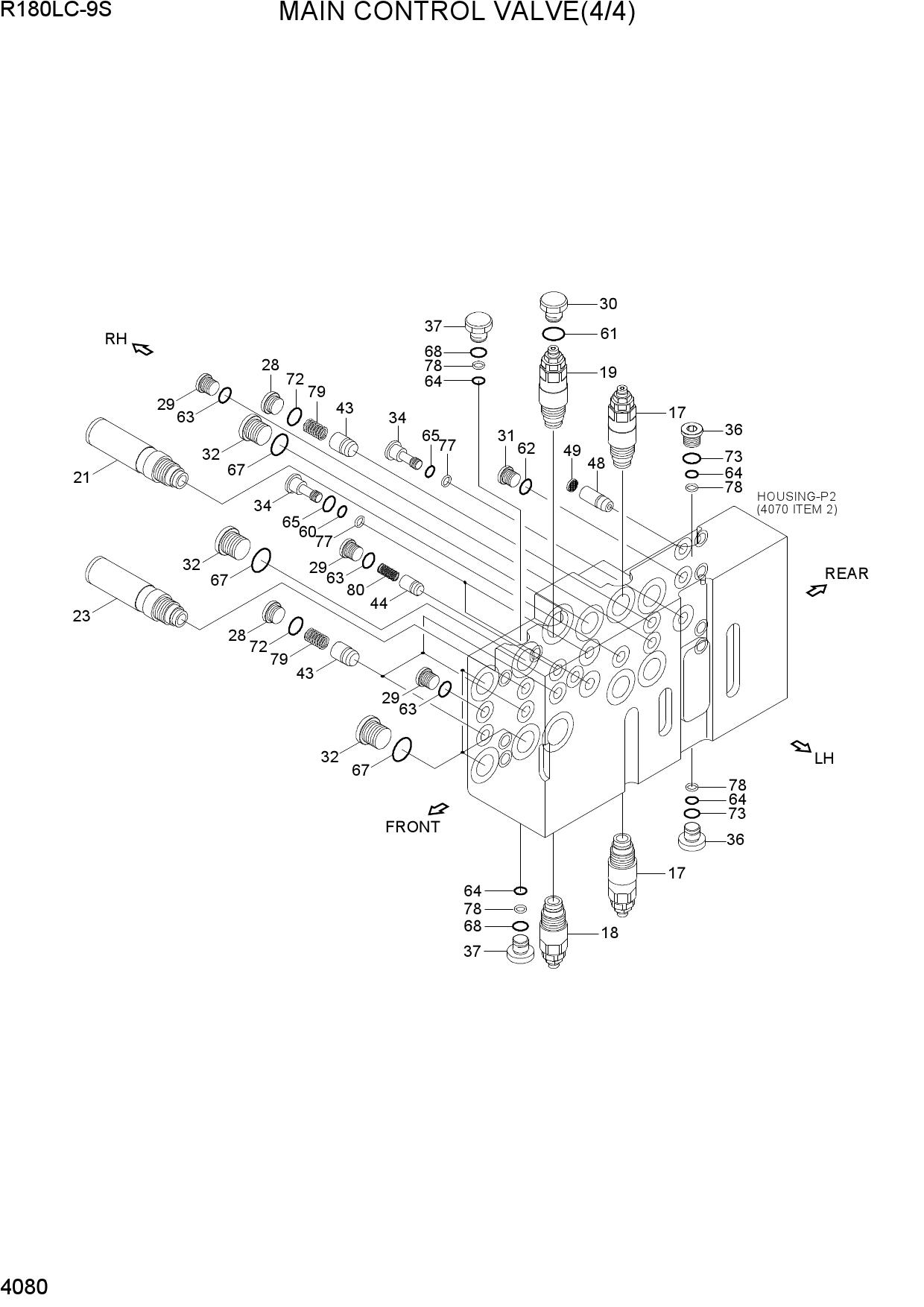 MAIN CONTROL VALVE(4/4)