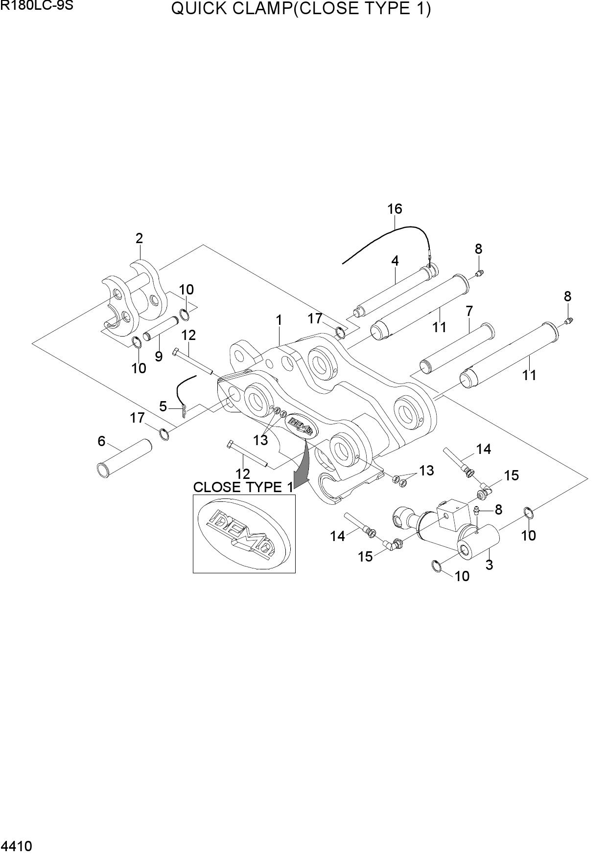 QUICK CLAMP(CLOSE TYPE 1, -#0100)