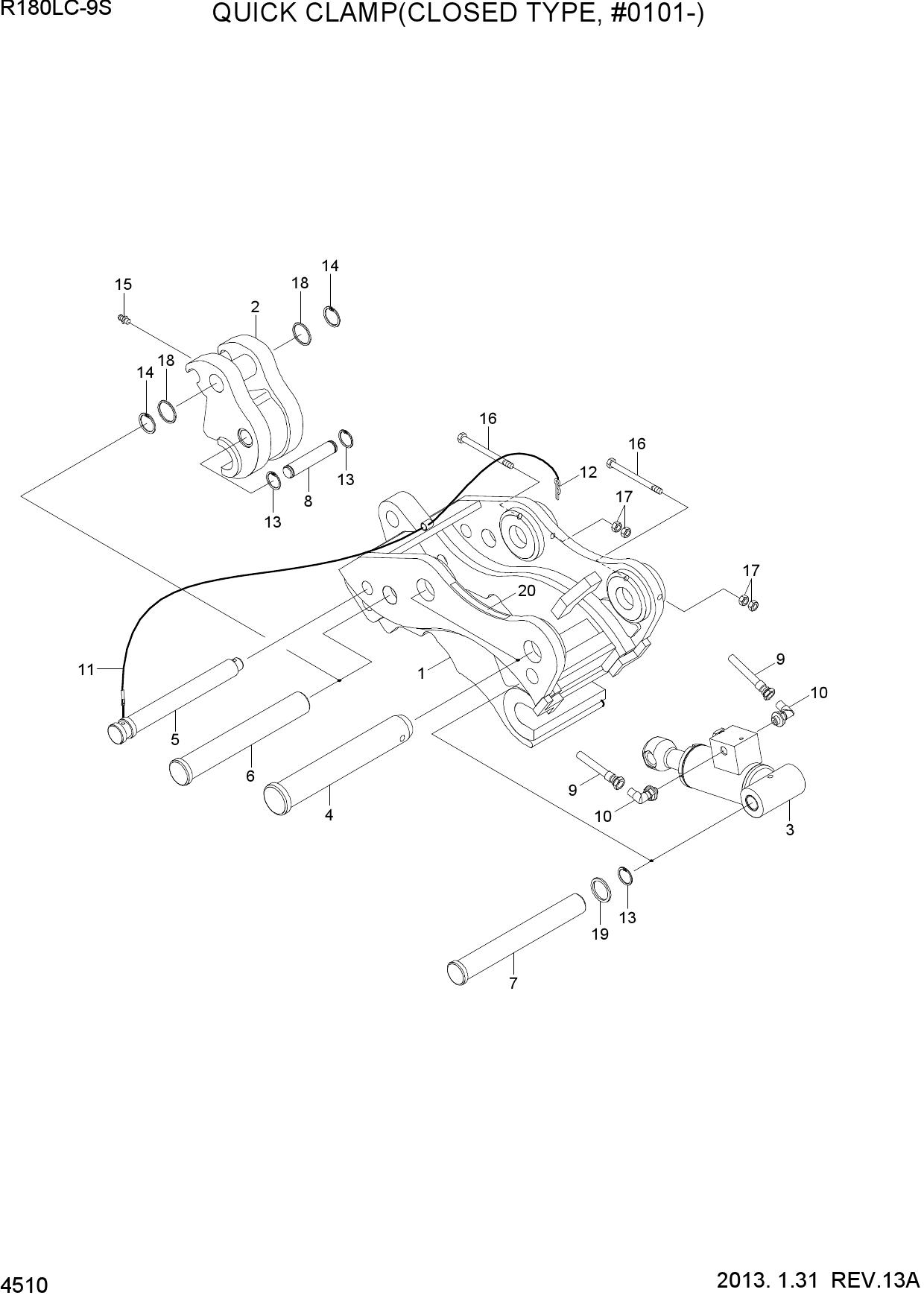 QUICK CLAMP(CLOSED TYPE, #0101-)