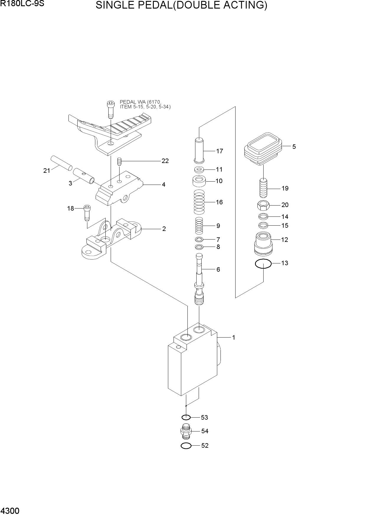 SINGLE PEDAL(DOUBLE ACTING)