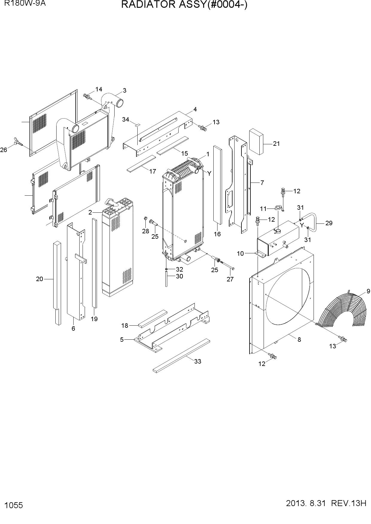 RADIATOR ASSY(#0004-)