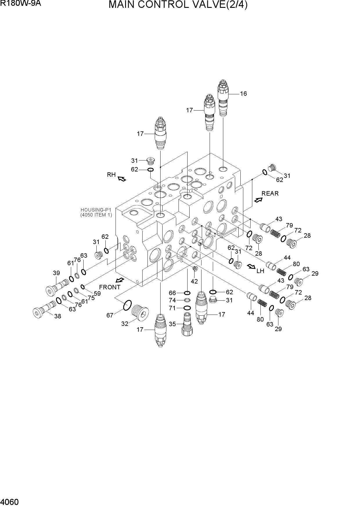 MAIN CONTROL VALVE(2/4)