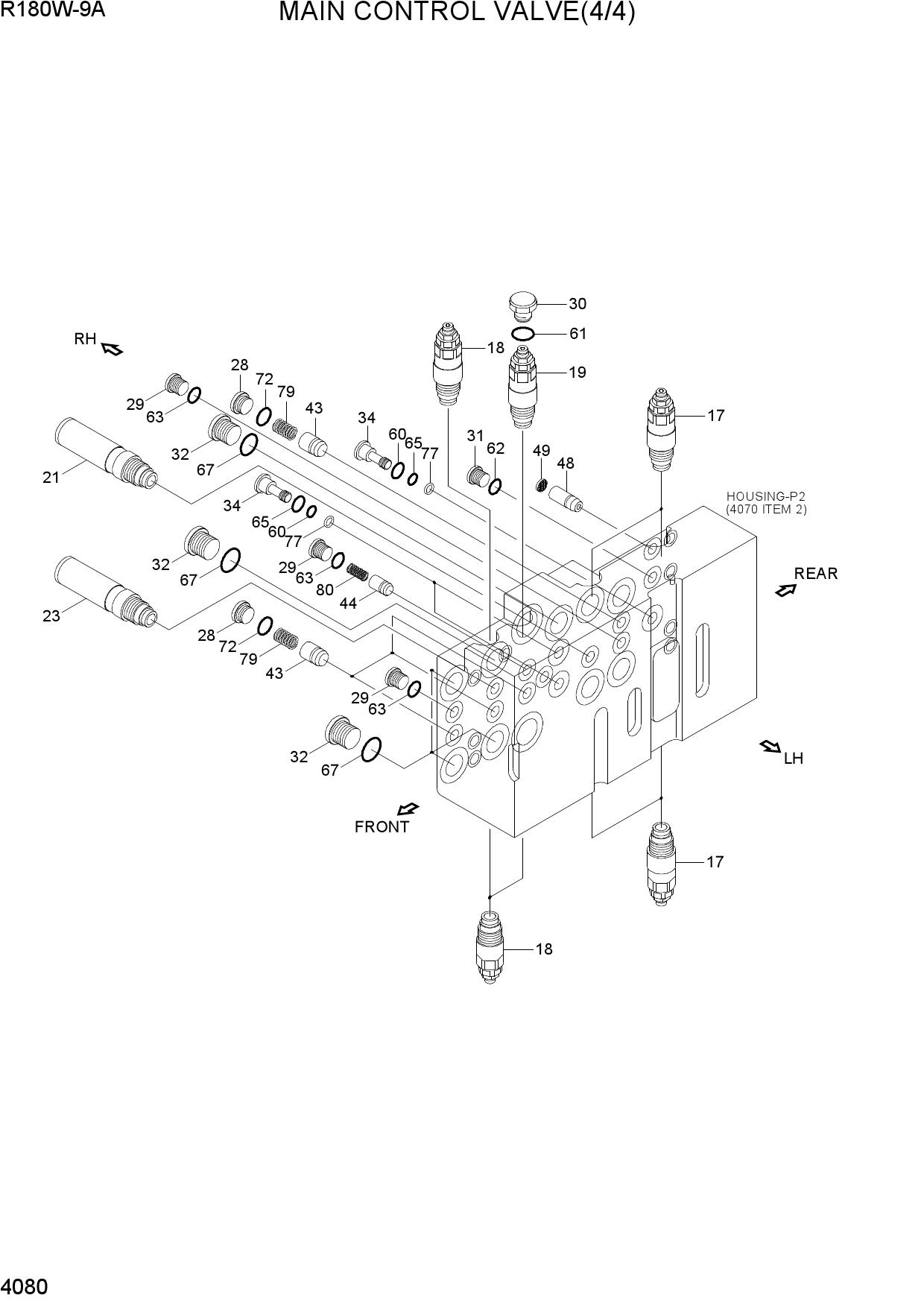 MAIN CONTROL VALVE(4/4)