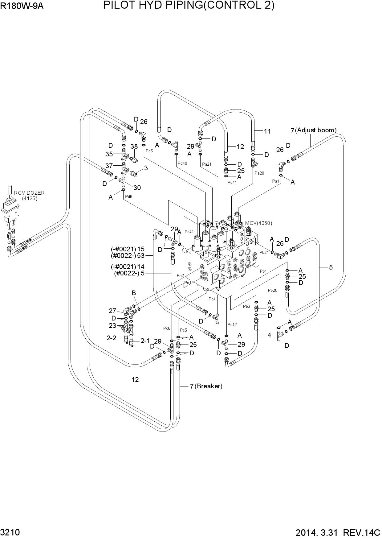 PILOT HYD PIPING(CONTROL 2)