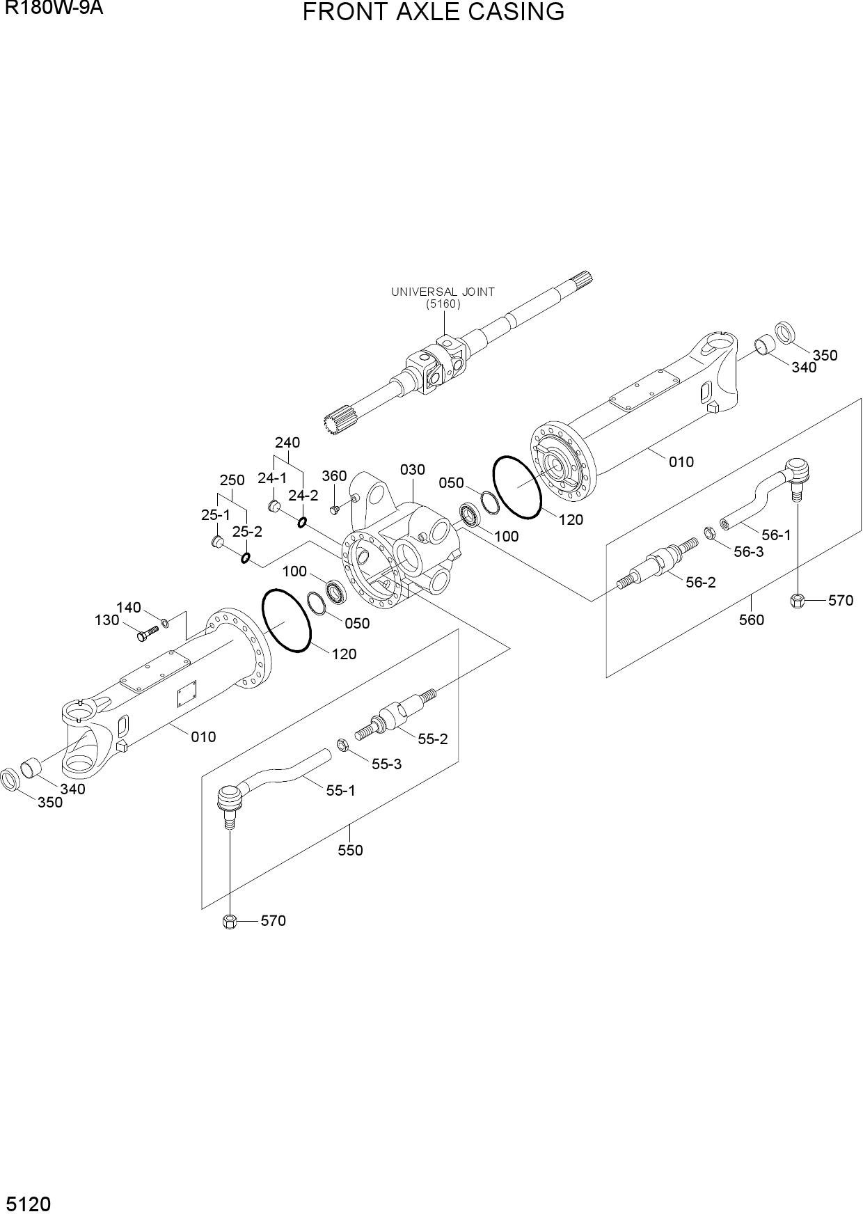 FRONT AXLE CASING